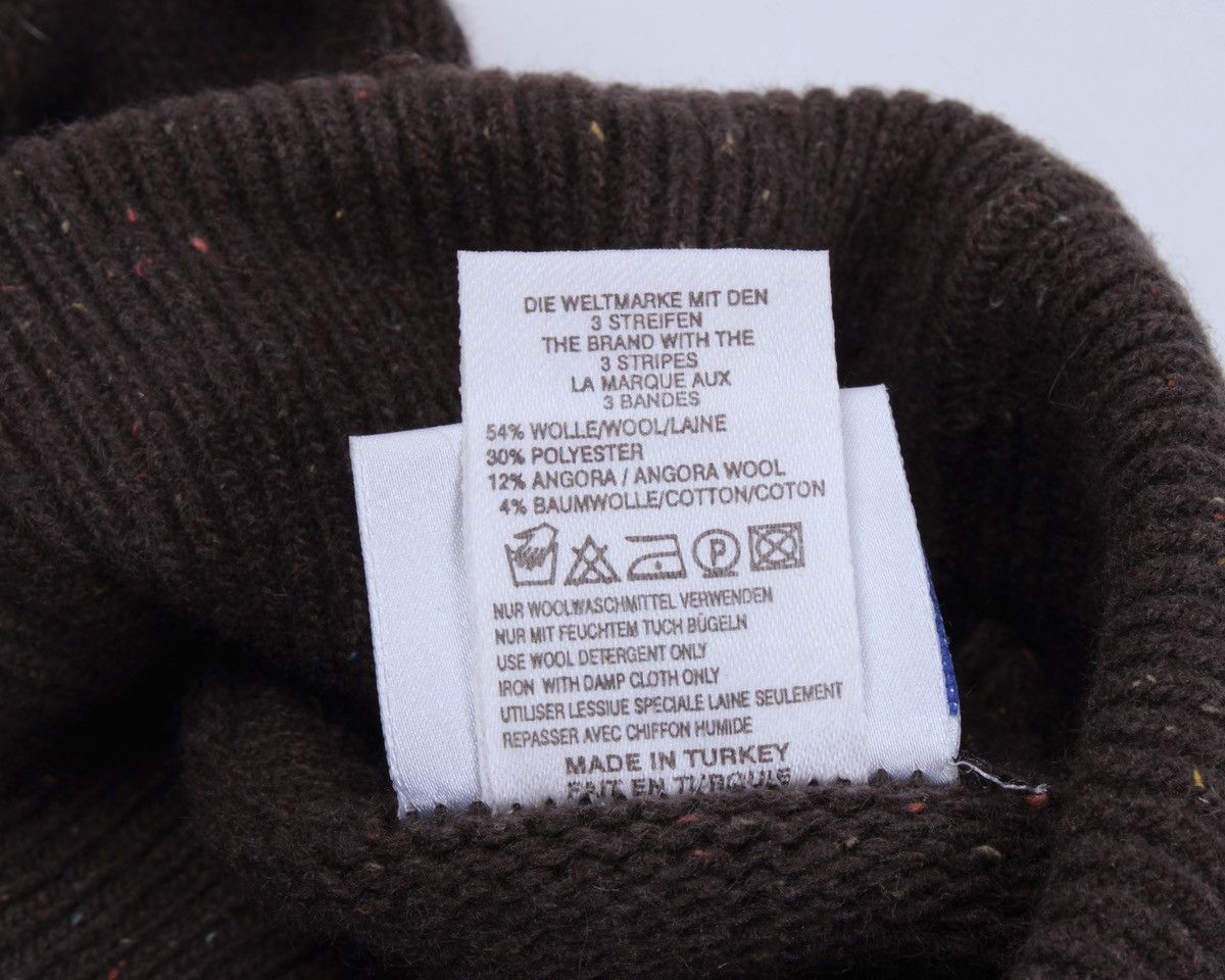 Adidas × Vintage ADIDAS Vintage Wool Blend Multi Logo Turtle Neck Sweater Size US XL / EU 56 / 4 - 17 Thumbnail