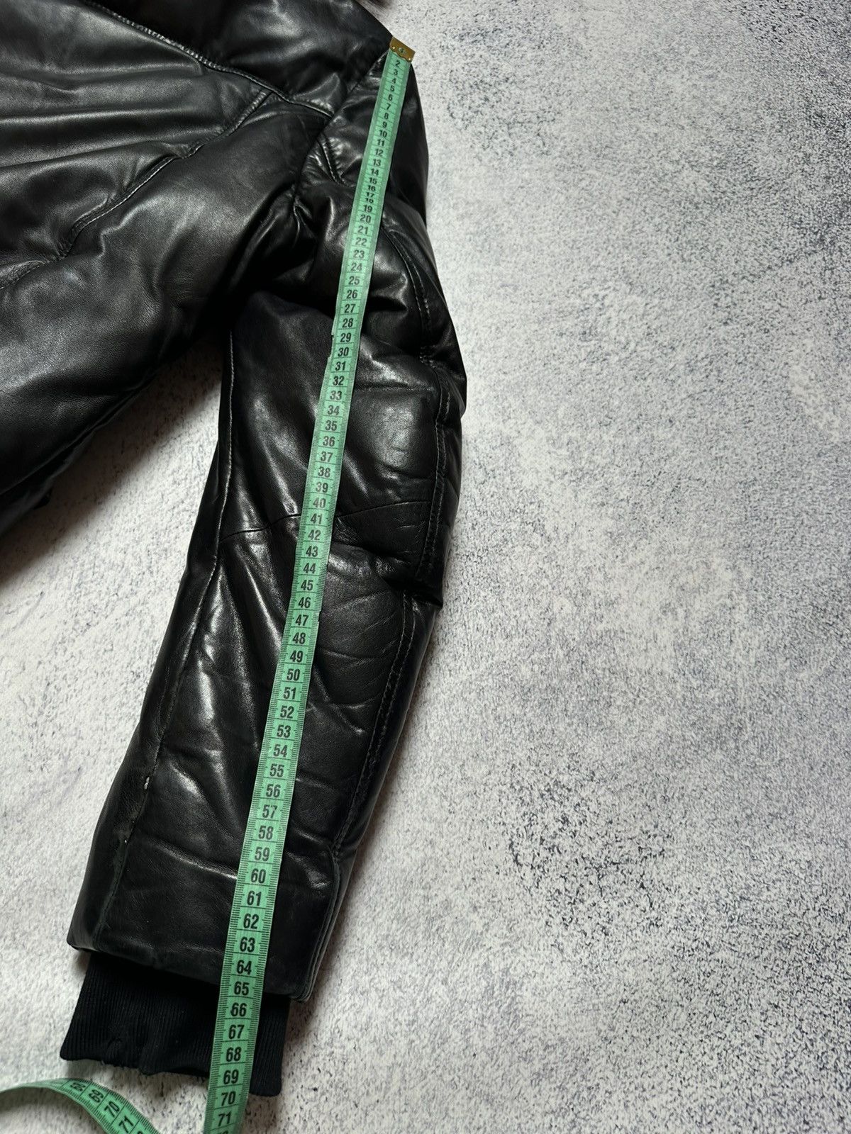 Mackage Mackage Glen Leather Bomber With Hooded Bib And Fur Trim Size US M / EU 48-50 / 2 - 23 Thumbnail