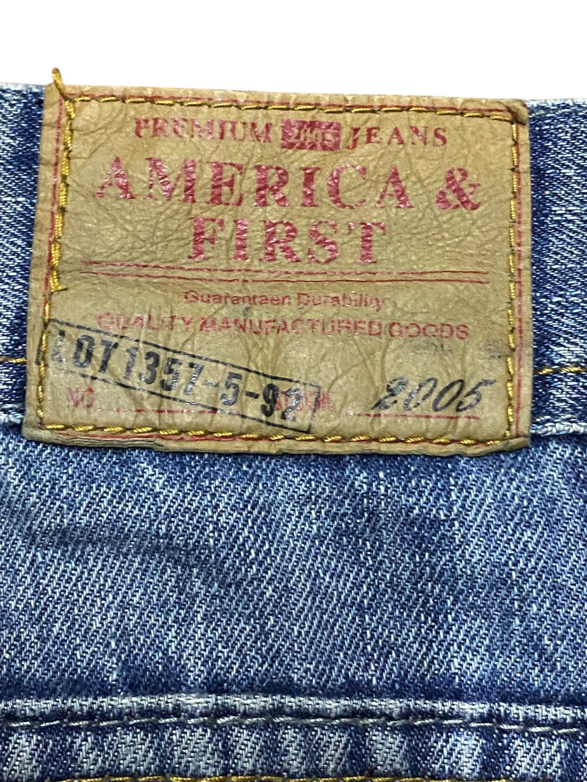 Other Vintage America&First Denim Tears Baggy Jeans Size US 38 / EU 54 - 14 Thumbnail