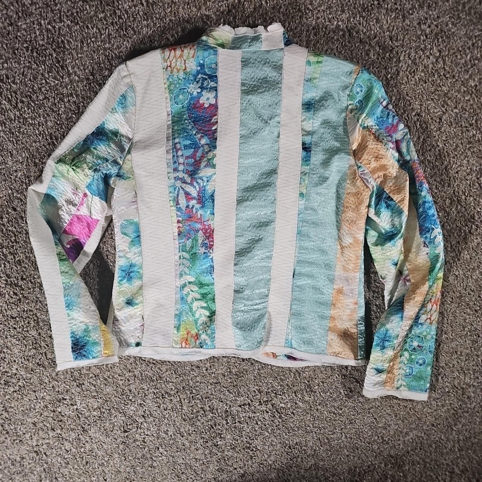 Other Canvasbacks Sz 8 Floral Coral Blazer Size M / US 6-8 / IT 42-44 - 6 Thumbnail