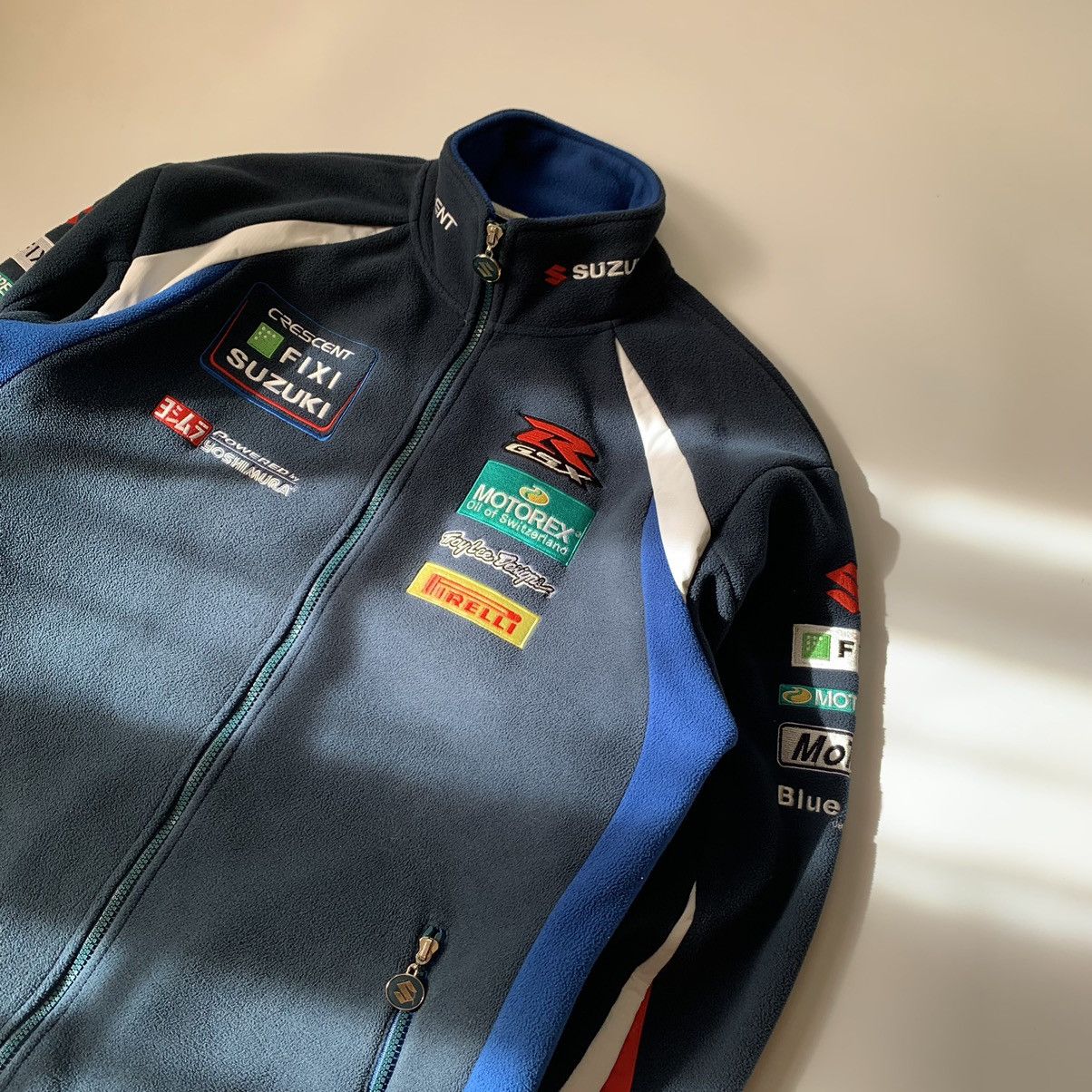 Vintage Vintage Racing Fleeced Jacket Suzuki Size US M / EU 48-50 / 2 - 4 Thumbnail