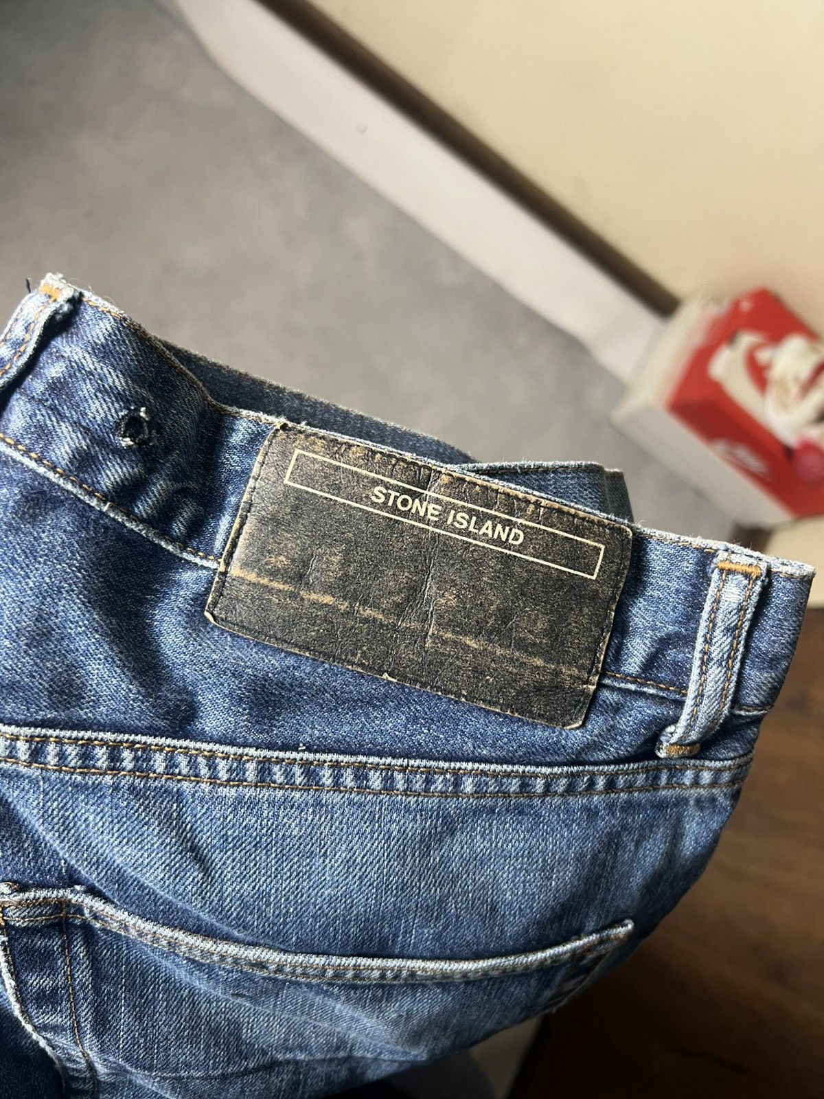 Stone Island Vintage Stone Island Denim Jeans Pants Size US 33 - 4 Thumbnail