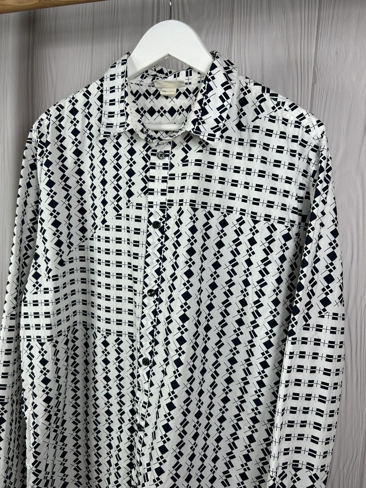 Marni MARNI H&M Art Geometric Designer Shirt Size XL Size US XL / EU 56 / 4 - 4 Thumbnail