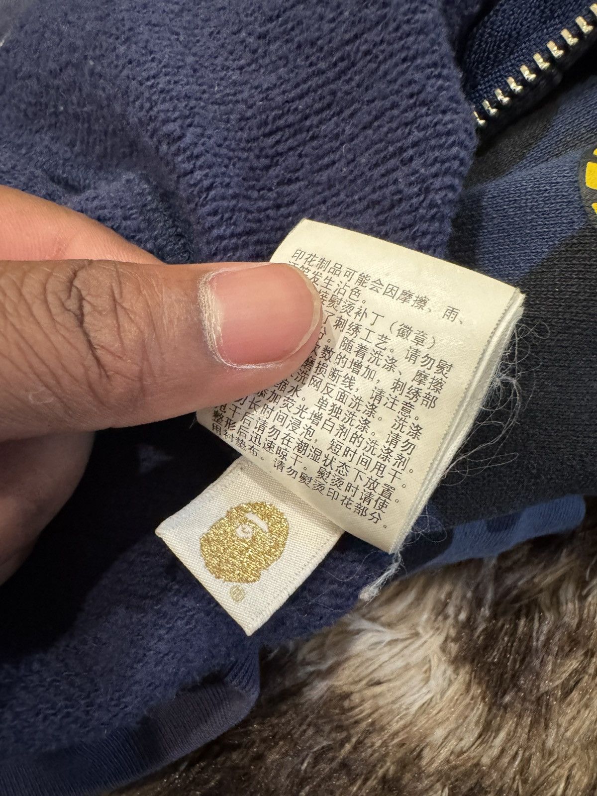 Bape BAPE Blue camo Tiger full zip hoodie A Bathing Ape Size M Size US M / EU 48-50 / 2 - 4 Thumbnail