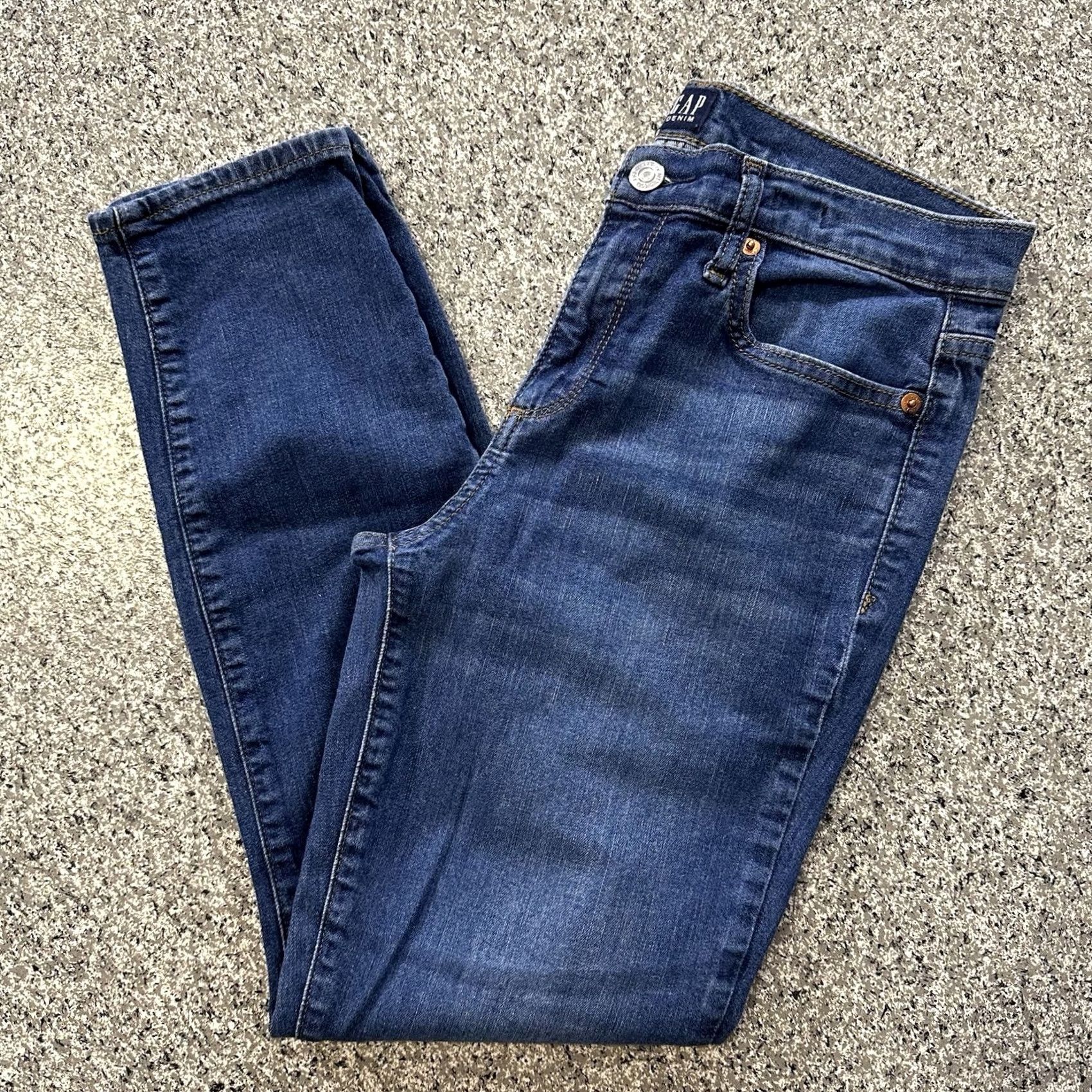 Gap Gap Jeans Womens 28x26 Skinny Stretch Denim 5-Pocket Blue Size 28" / US 6 / IT 42 - 2 Thumbnail