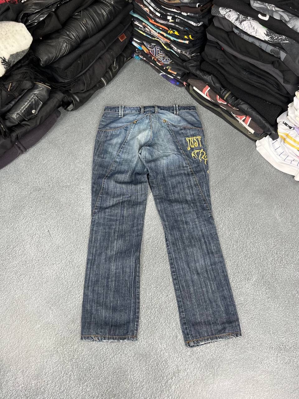 Just Cavalli Cavalli Vintage 90's Embroidered Denim Jeans Size 25" / US 0 / IT 36 - 2 Thumbnail