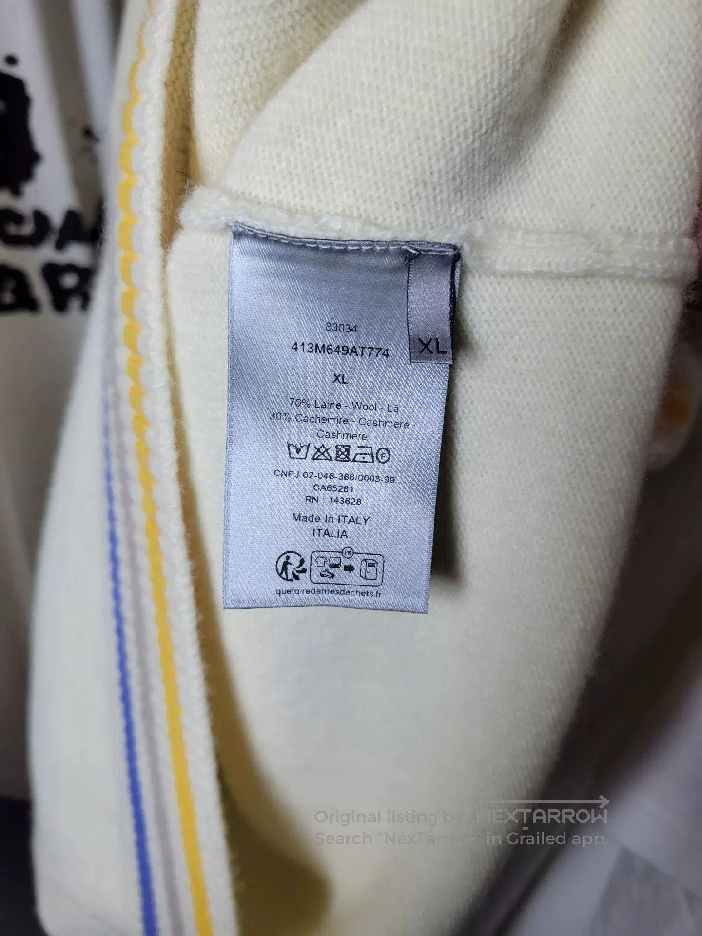 Dior Dior Rainbow Logo Sweater. Size US XL / EU 56 / 4 - 6 Thumbnail