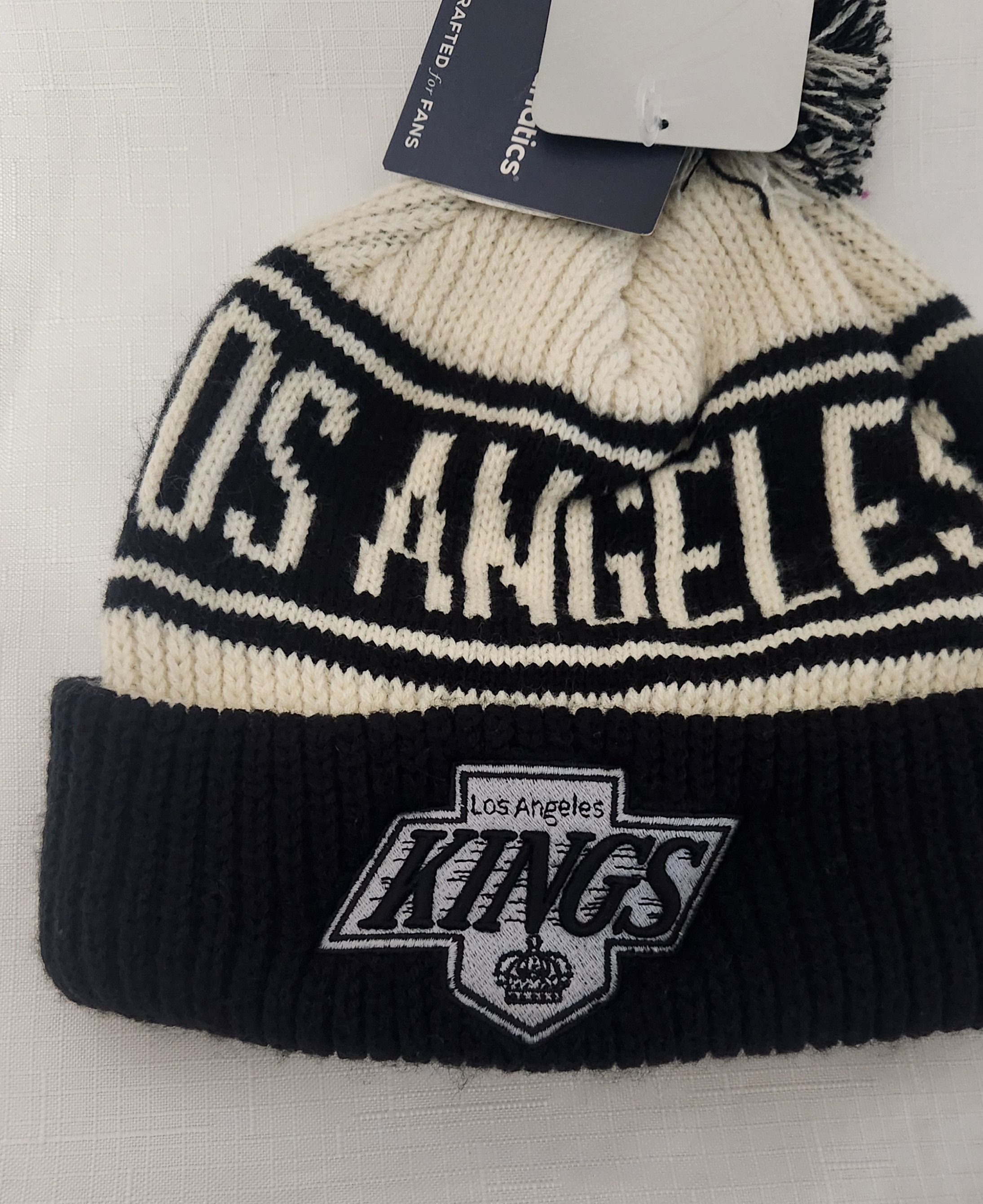 NHL NHL FANATICS KNIT RETRO OSFA WARM BEANIE POM POM NEW Size ONE SIZE - 5 Thumbnail