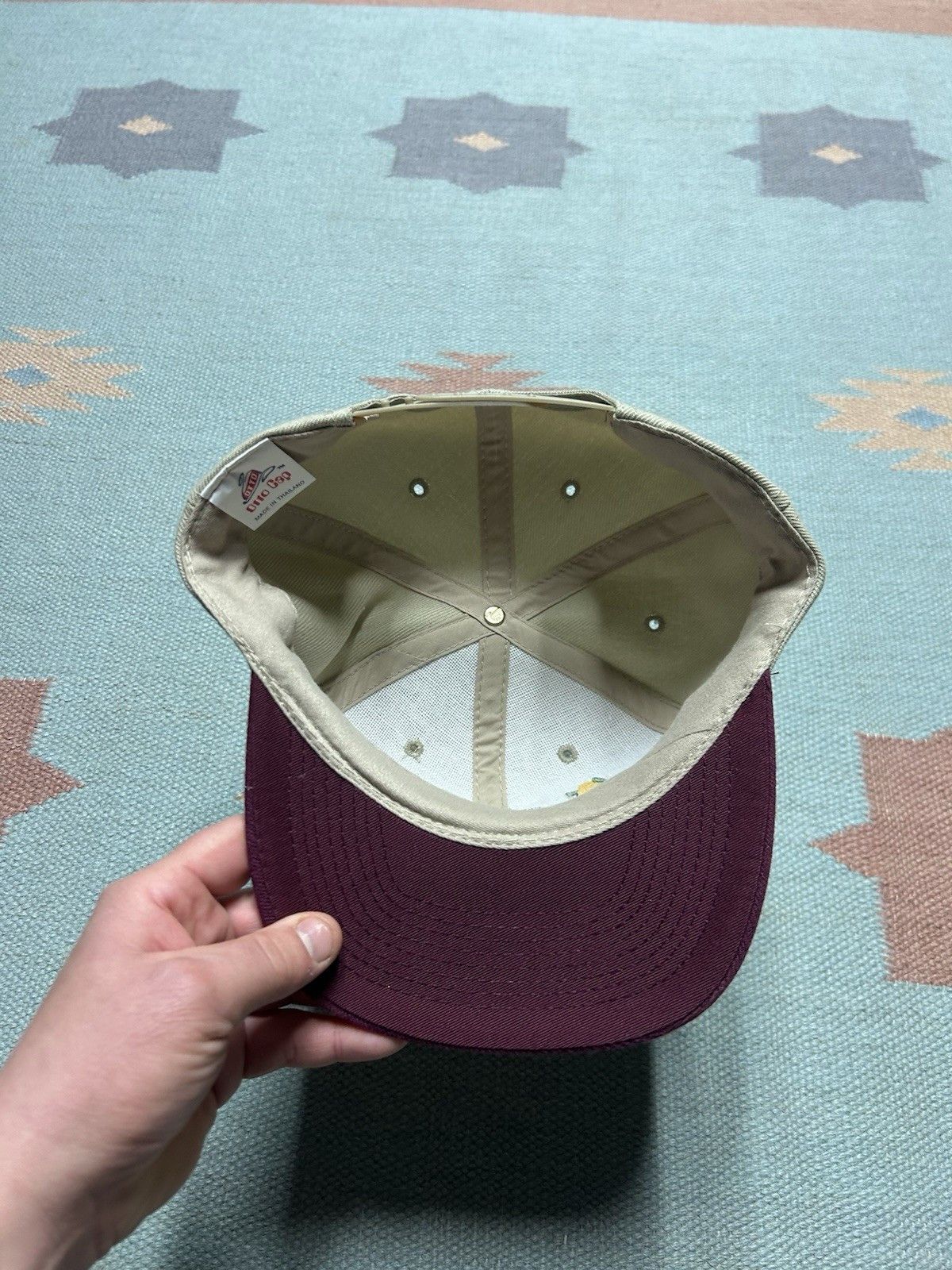 Vintage Vtg SnapBak hat bayside seeds corn farm Michigan embroidered Size ONE SIZE - 5 Thumbnail