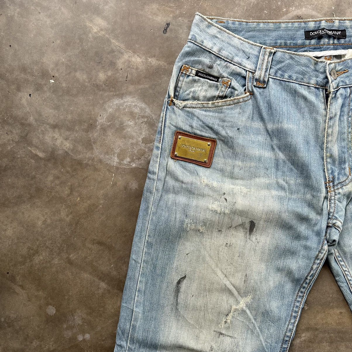 Dolce & Gabbana Vintage Dolce & Gabbana Rare Faded Sex Embroidery Jean Pant Size US 34 / EU 50 - 4 Thumbnail