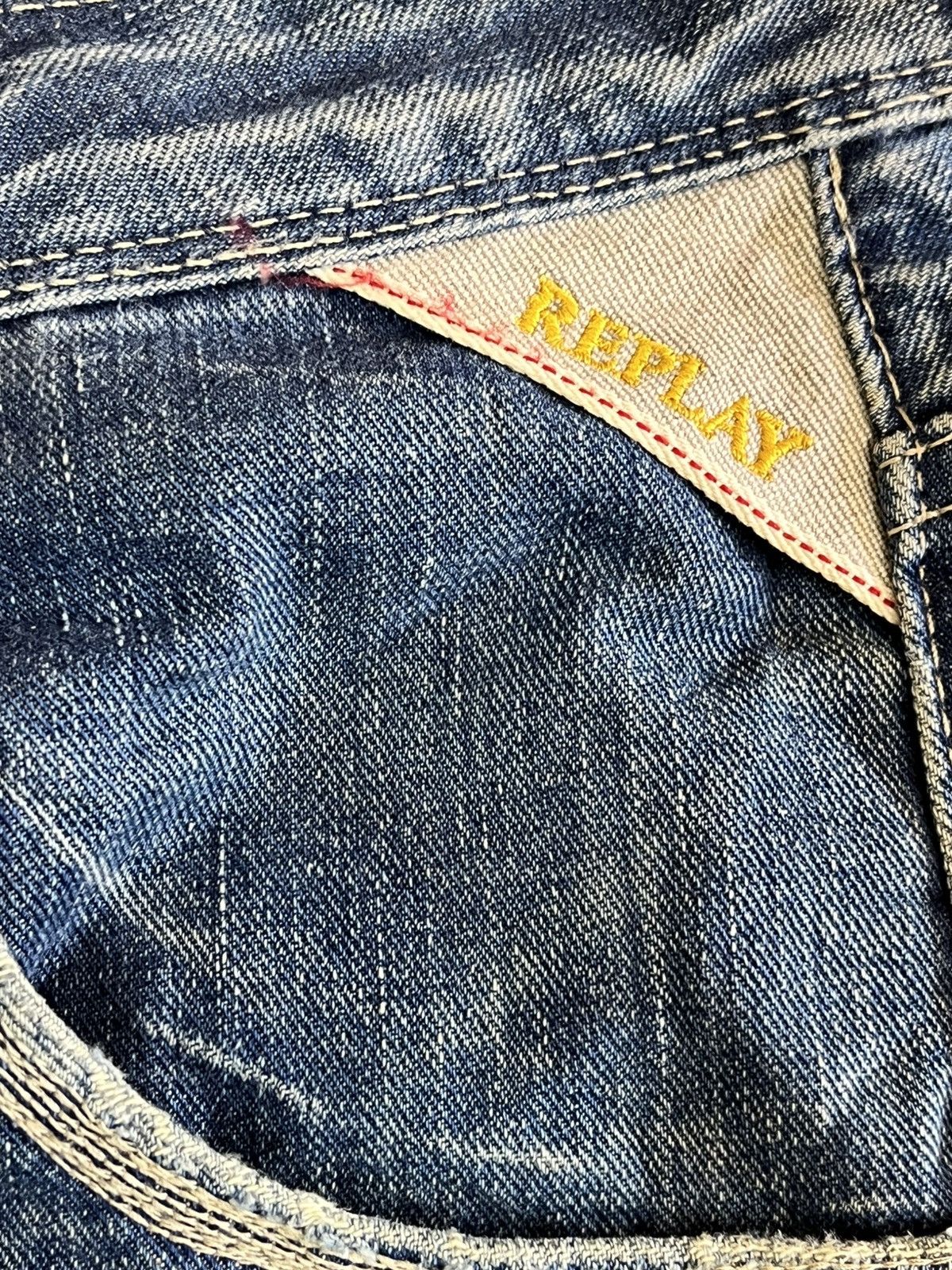 If Six Was Nine Vintage Replay Flare Faded Denim Size US 31 - 11 Thumbnail