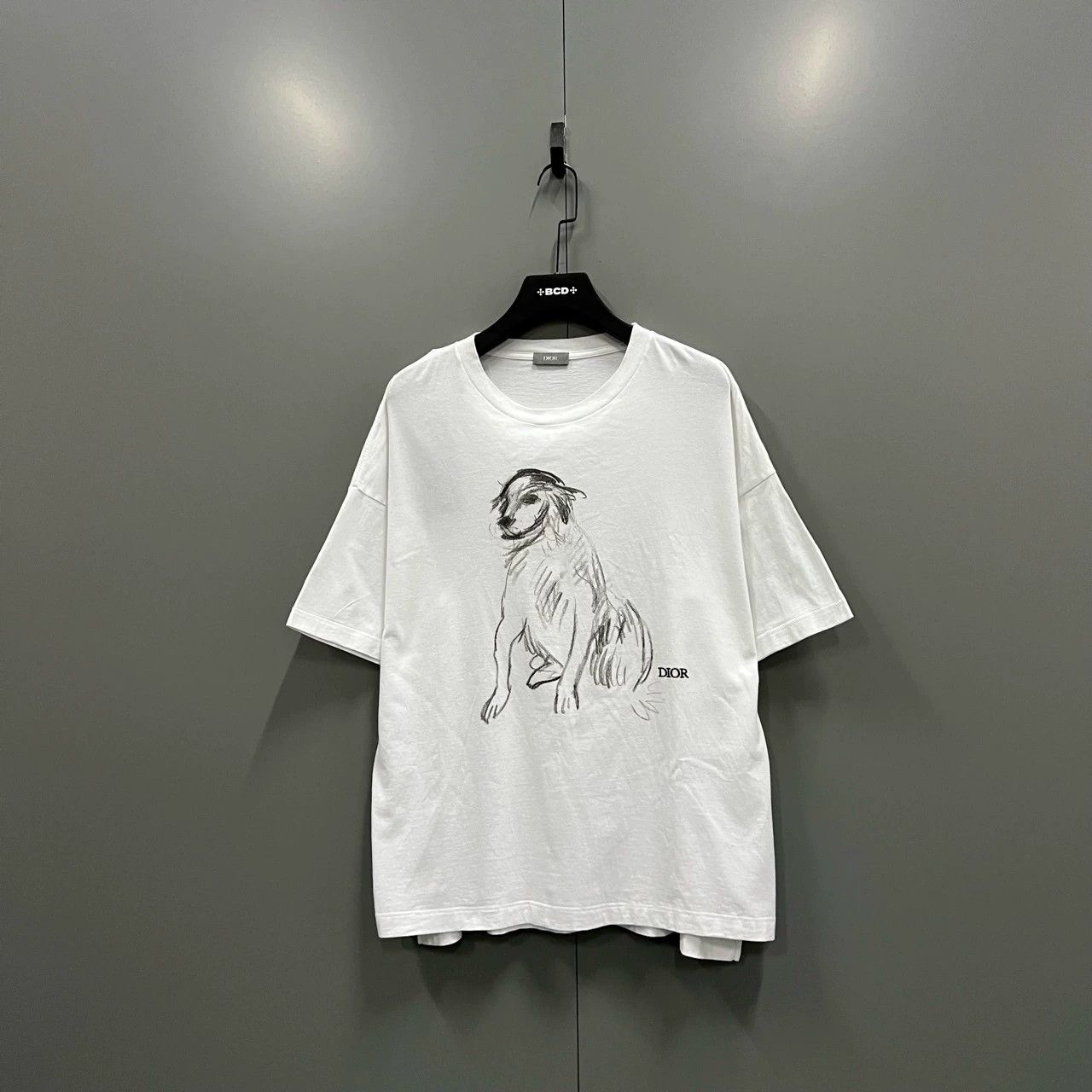 Dior dior dog print short sleeve t-shirt Size US L / EU 52-54 / 3 - 1 Thumbnail