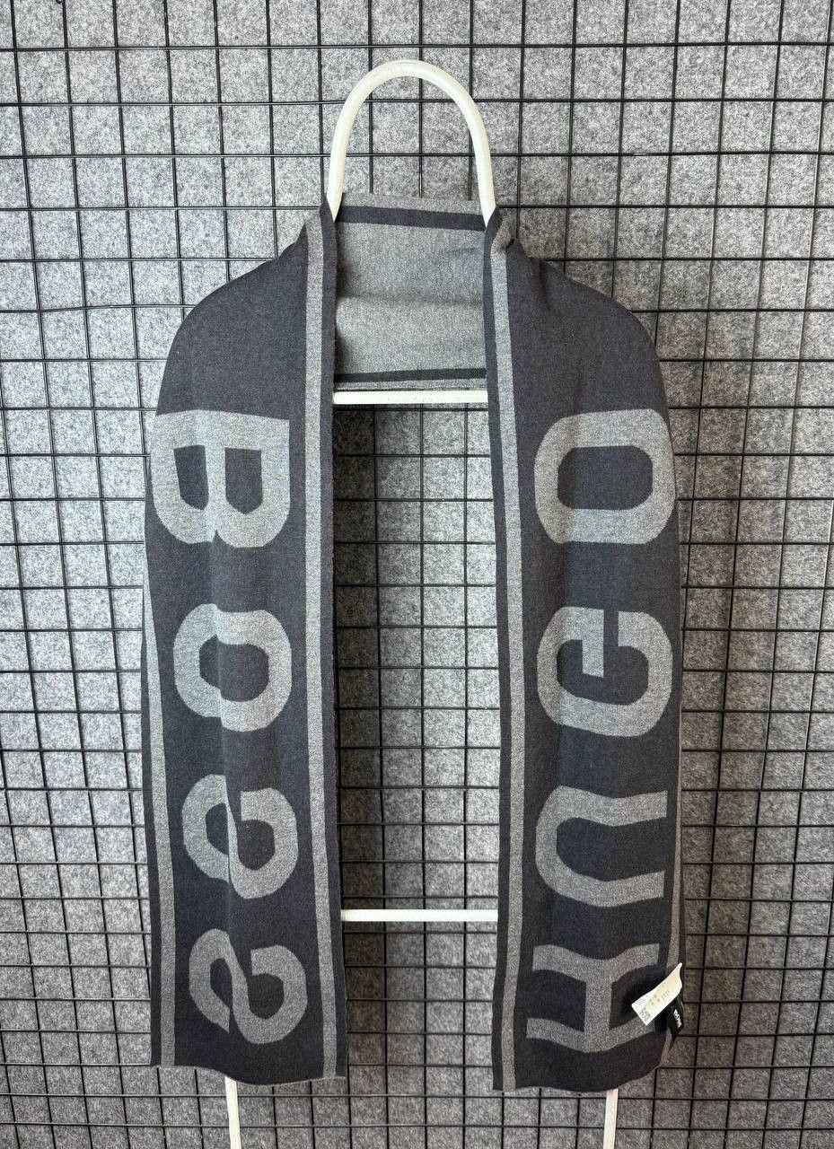 Hugo Boss Hugo boss scarf cotton woll big logo one size Size ONE SIZE - 2 Thumbnail