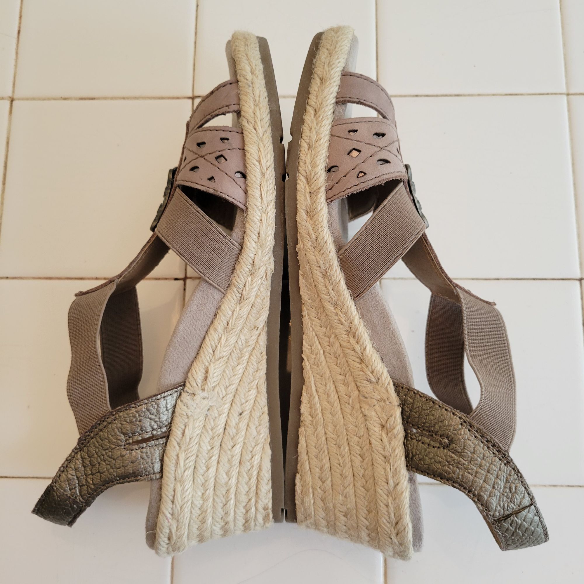 Other Earth Origins 6.5M NAPLES NANCI Leather Sandals Espadrille W Size US 6.5 / IT 36.5 - 8 Thumbnail