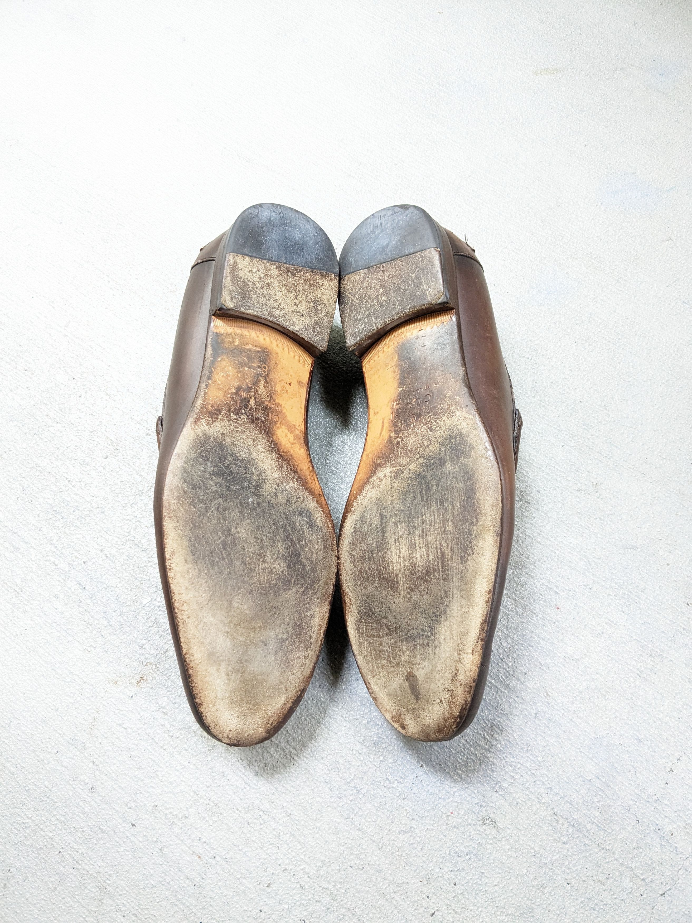 Gucci × Vintage Gucci Horsebit Loafers Brown Leather 8.5 Italy Slip On Size US 8.5 / EU 41-42 - 16 Thumbnail