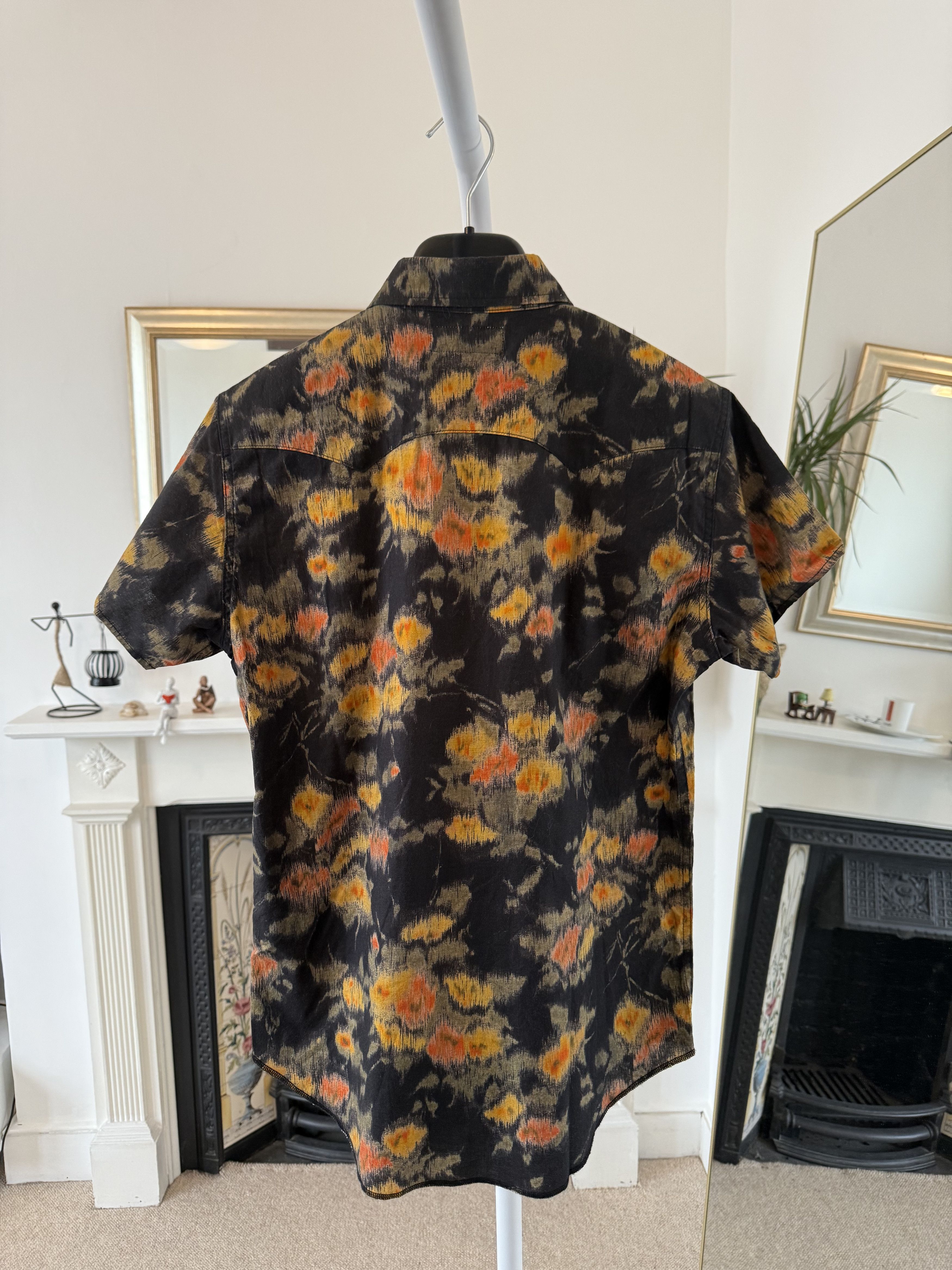 Saint Laurent Paris SS21 Saint Laurent Western Floral Short Sleeve Shirt Size US M / EU 48-50 / 2 - 6 Thumbnail