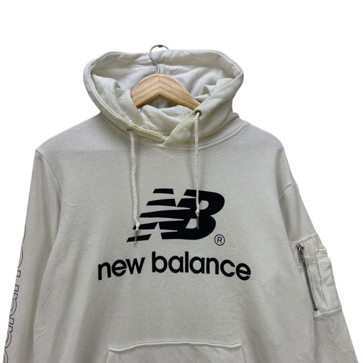New Balance 💥Vintage New Balance Spellout Big Logo Pullover Size US M / EU 48-50 / 2 - 3 Thumbnail