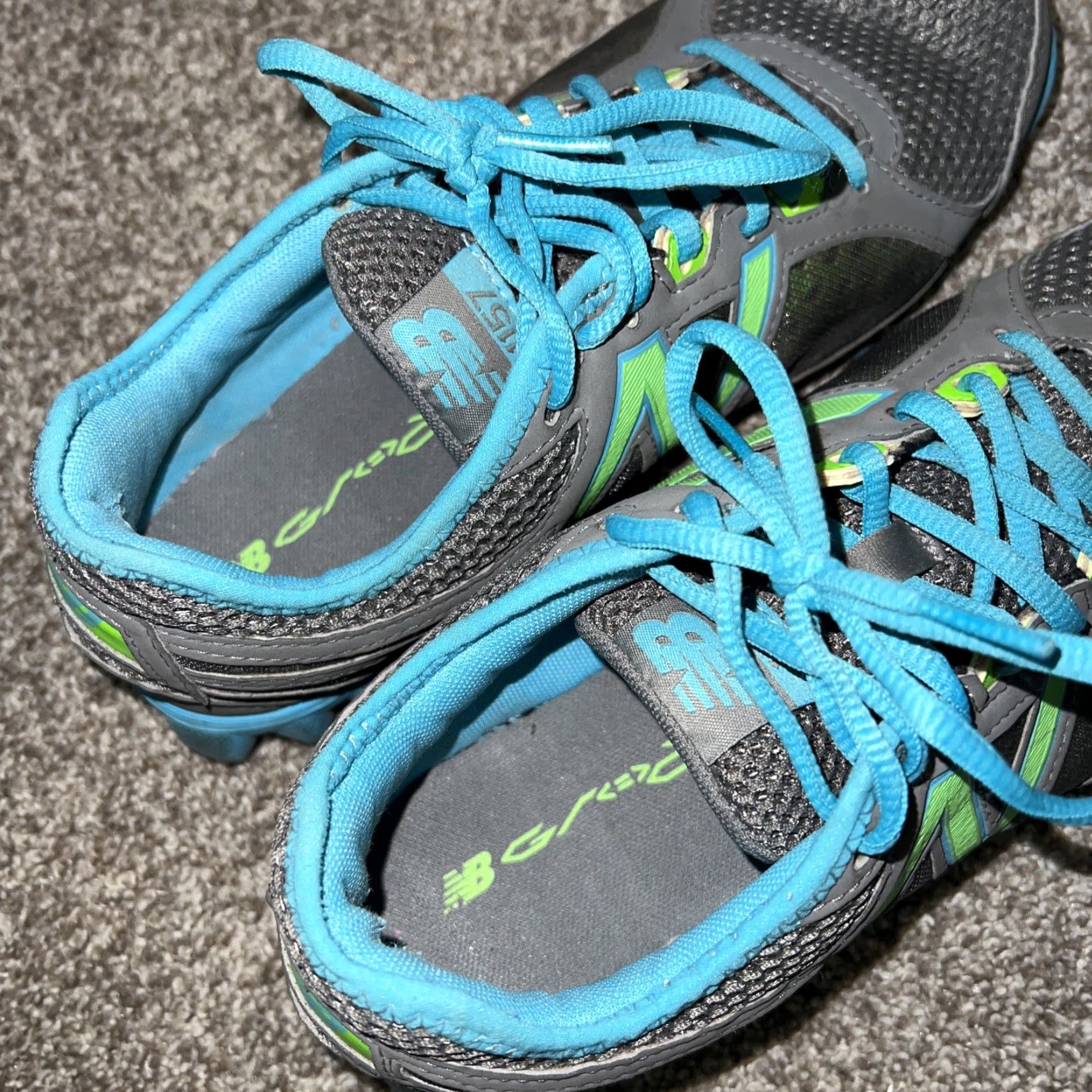 New Balance New Balance 1157 Gray/Blue/Green Running Training Sneakers WX1157GW Womens 8 Size US 8 / IT 38 - 5 Thumbnail