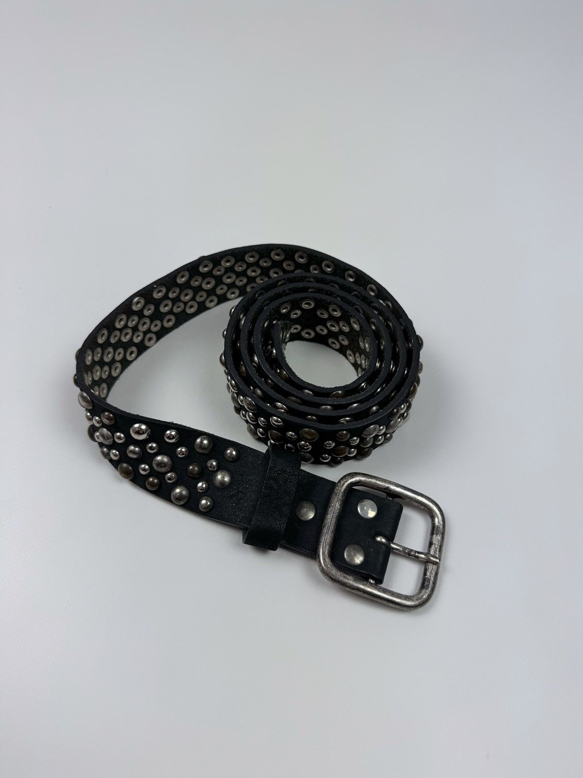 Daniele Alessandrini Daniele Alessandrini Studded Leather Belt Size ONE SIZE - 6 Thumbnail