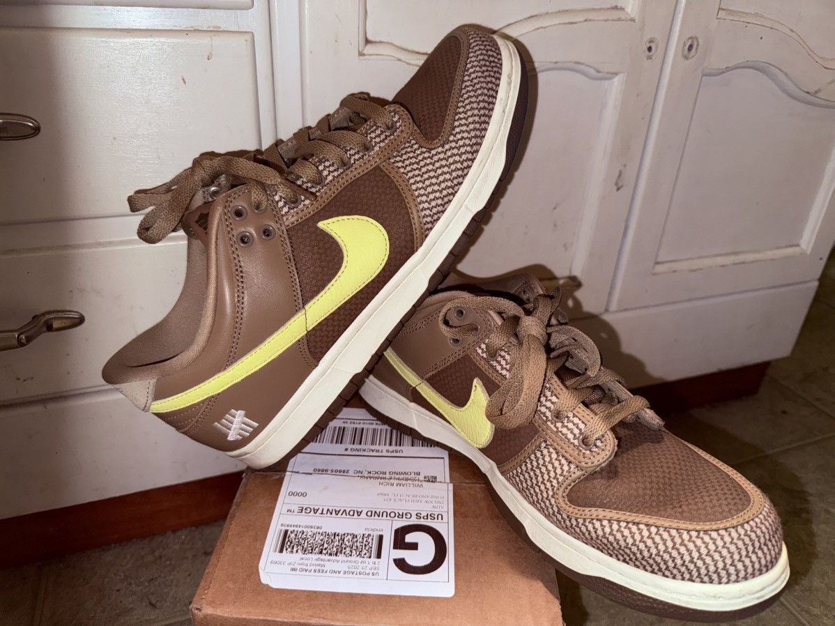 Nike × Undefeated Nike x Undefeated AF1 vs Dunk Low SP “Canteen” VNDS! 10.5men Size US 10.5 / EU 43-44 - 4 Thumbnail