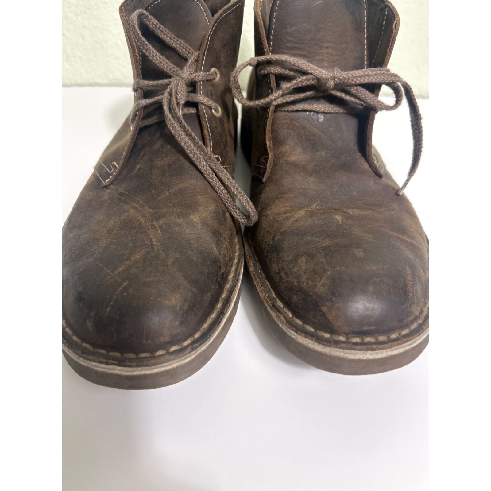 Clarks Clarks Desert Boot Men’s Brown Leather Mid Top Casual Fashion Boots Size 10 Brown Leather Desert Boot Mens 10 Shoes Size US M / EU 48-50 / 2 - 7 Thumbnail