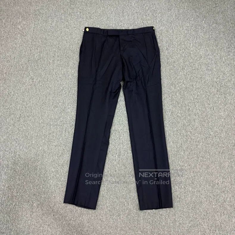 Thom Browne Thom Browne size 4 Black wool casual trousers Size US 41 - 1 Thumbnail