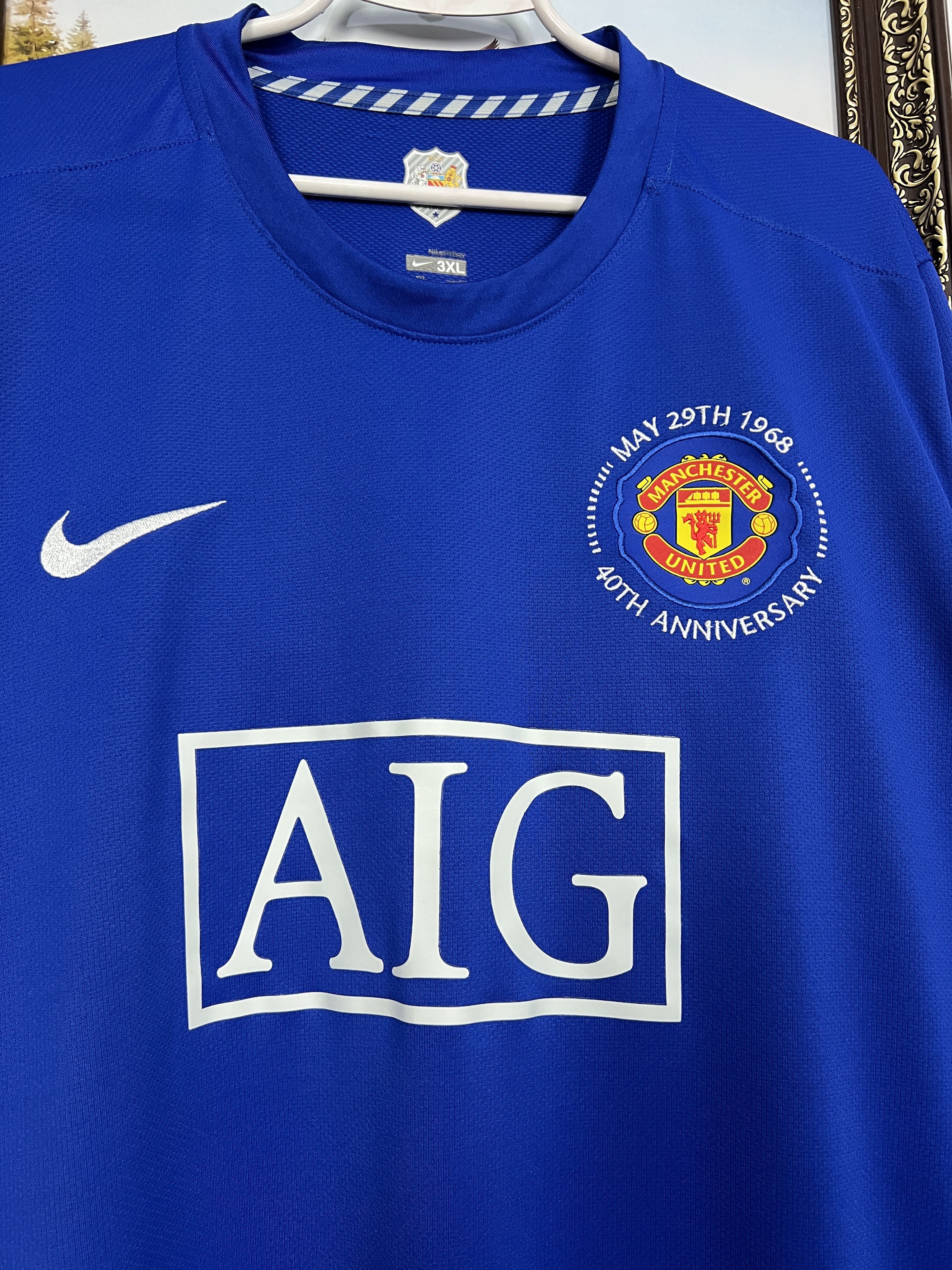 Nike Manchester United football shirt Soccer Jersey Trikot 3XL Size US XXL / EU 58 / 5 - 3 Thumbnail