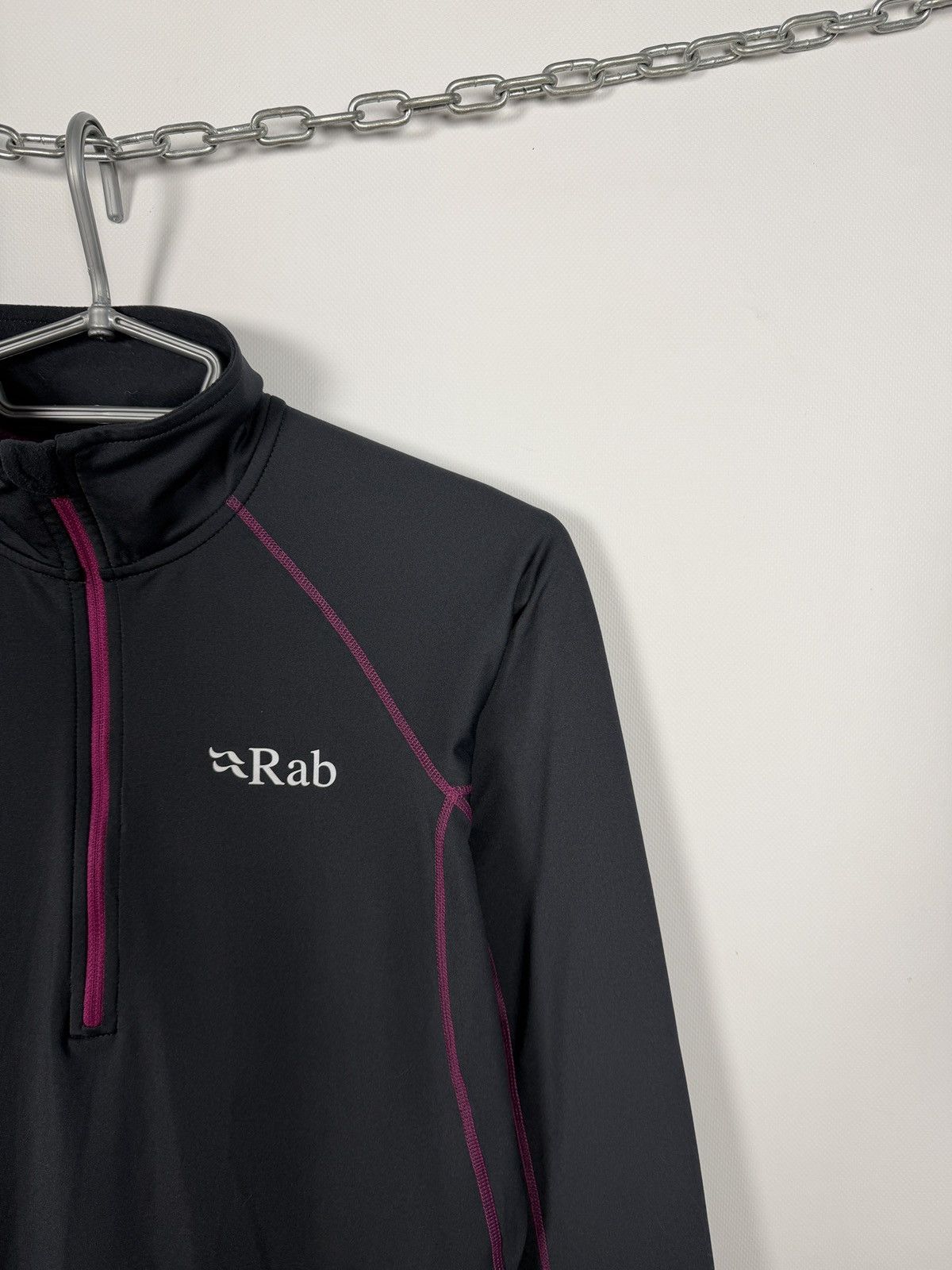 Rab RAB Flux Pull-On Long Sleeve Top Half Zip Outdoor Size 12 Size M / US 6-8 / IT 42-44 - 2 Thumbnail