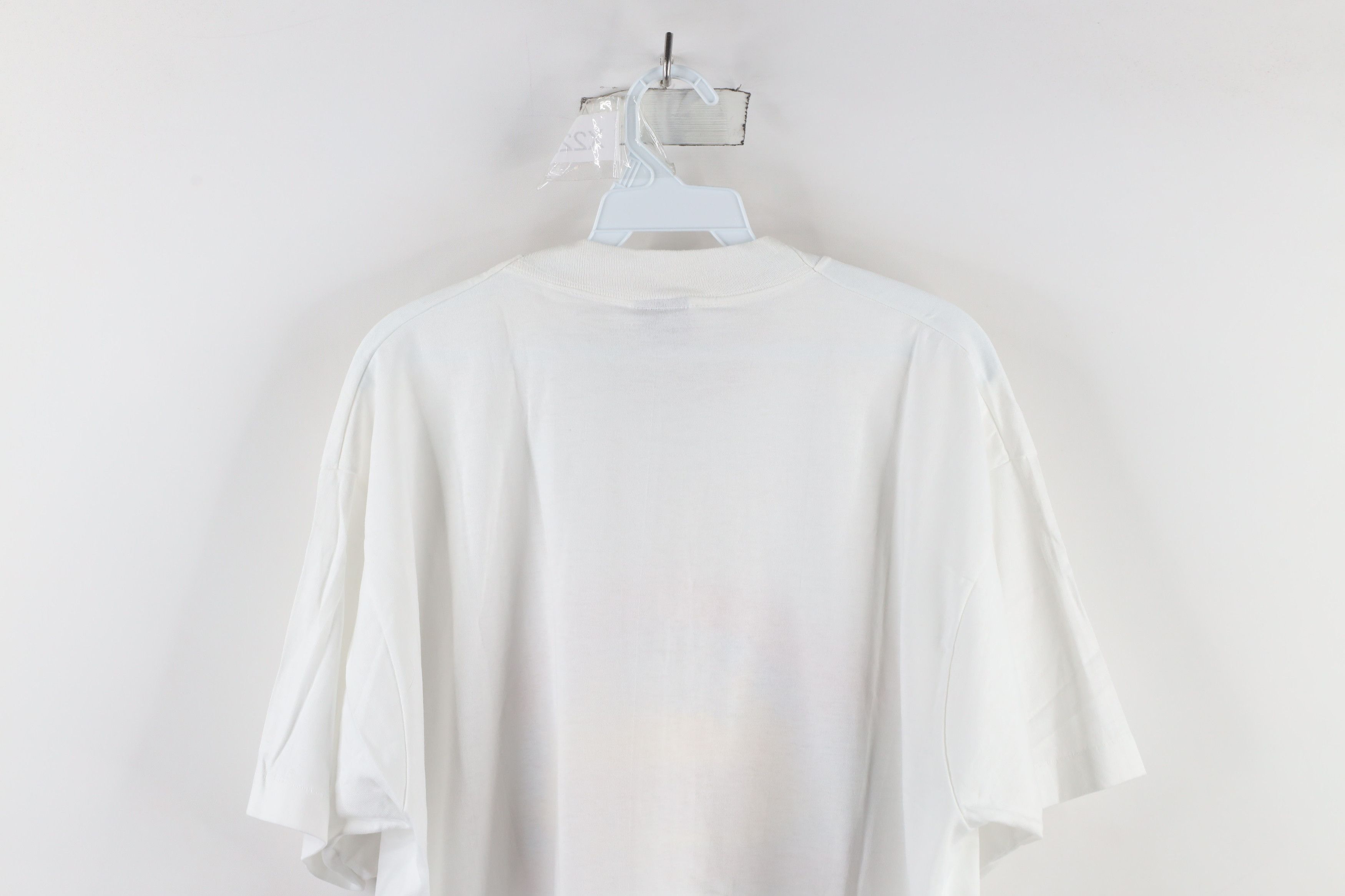 Vintage Deadstock Vintage 80s Leader Les Singer T-Shirt White USA Size US XL / EU 56 / 4 - 8 Thumbnail