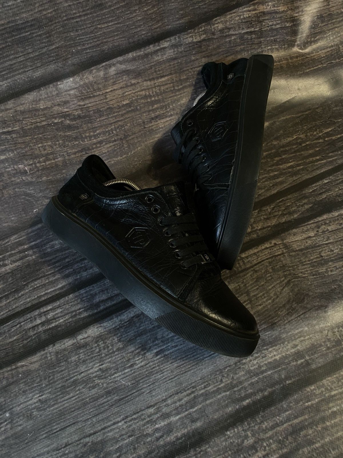 Philipp Plein Eco Leather Low Top Sneakers