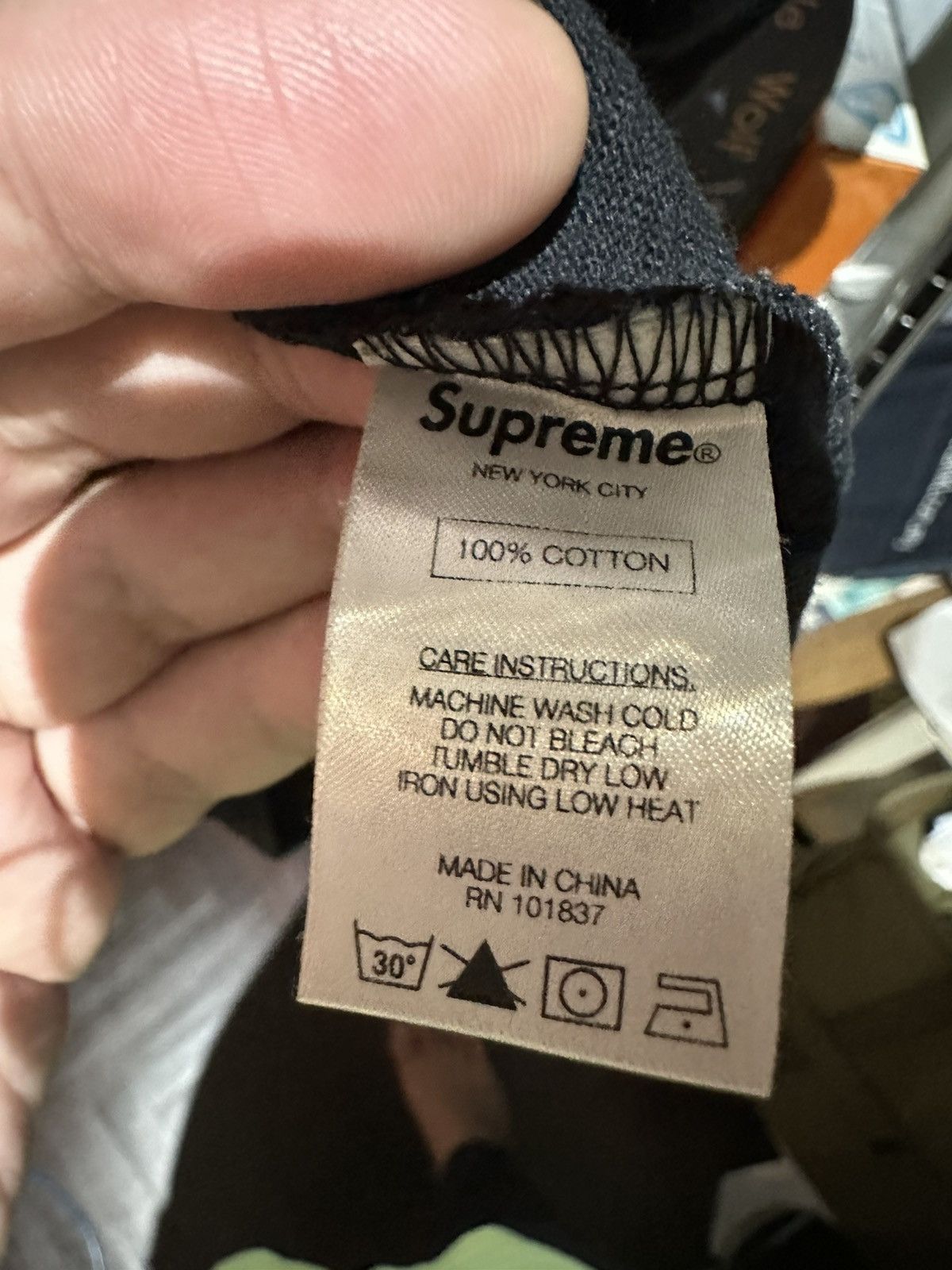 Supreme Supreme Pocket Tee Size US L / EU 52-54 / 3 - 6 Thumbnail