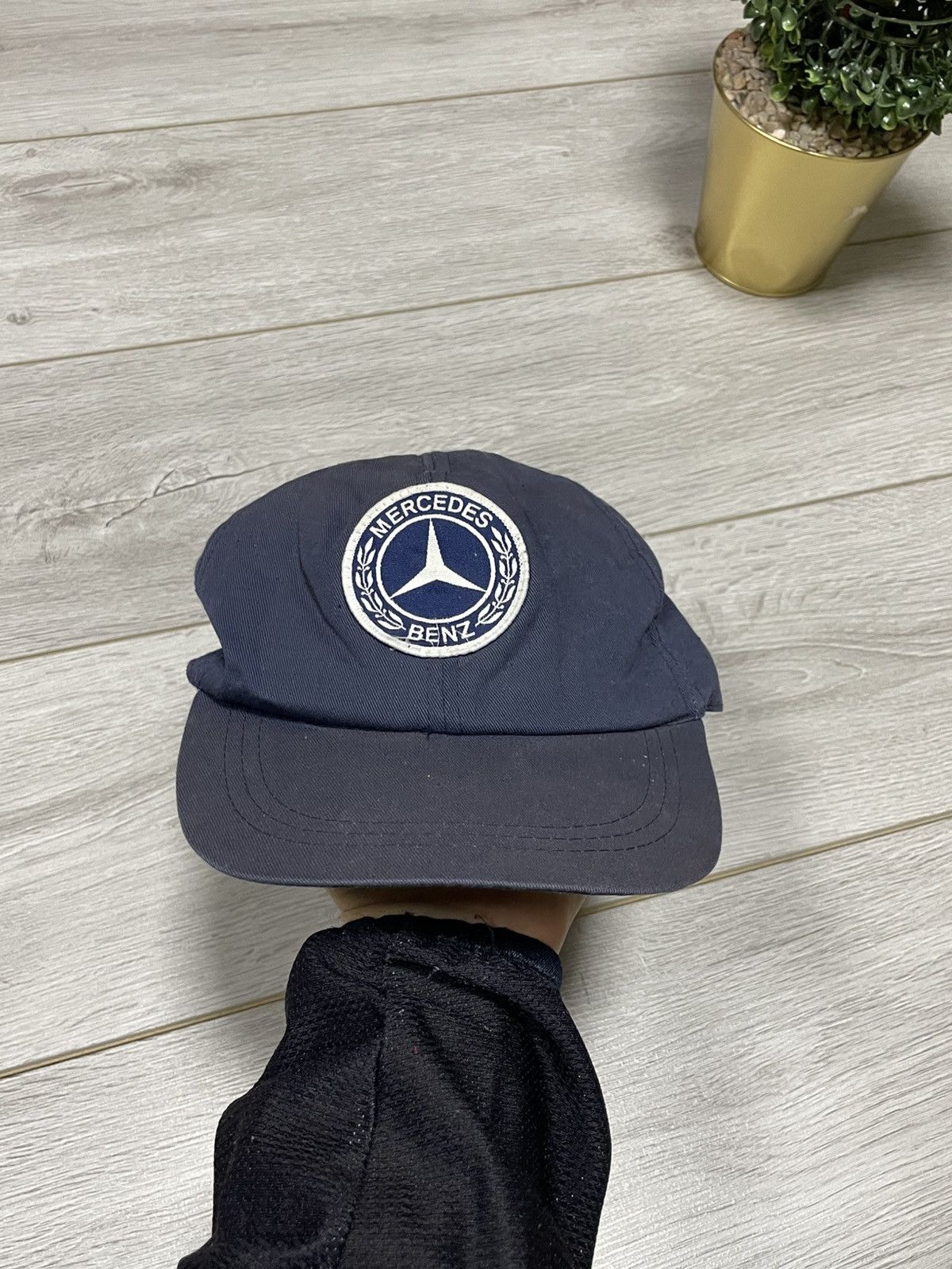 Mercedes-Benz Mercedes Benz vintage faded big logo cap Size ONE SIZE - 3 Thumbnail