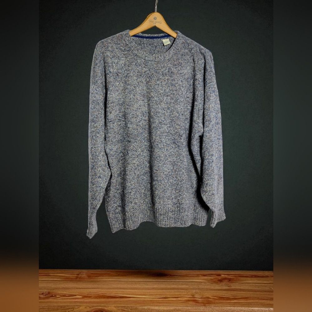 Other Unbranded XL Shetland Wool Men's Heathered Gray Crewneck Sw Size US XL / EU 56 / 4 - 1 Thumbnail