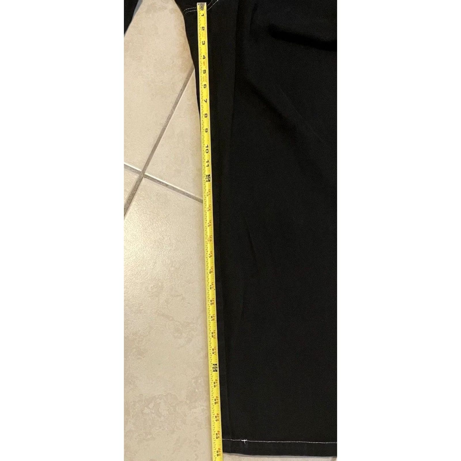 Enjoi VINTAGE Enjoi Skateboards Baggy Jeans 38 Black Denim Distressed 90s Y2K Grunge Skater Mens Jeans Size US 38 / EU 54 - 7 Thumbnail