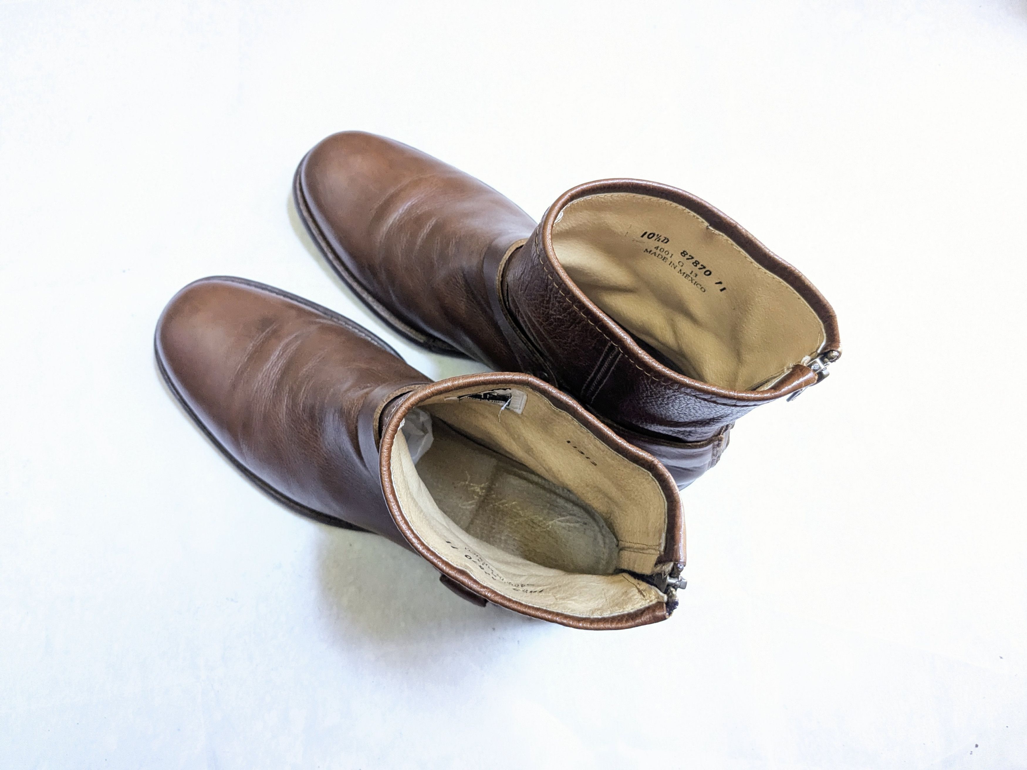 Frye Frye Harness Brown 10.5 D Leather Strap Buckle Size US 10.5 / EU 43-44 - 15 Thumbnail
