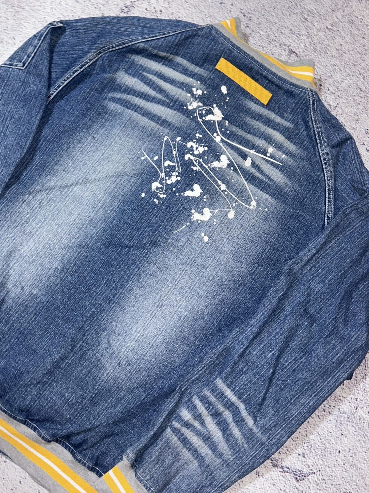 NBA NBA Los Angeles Lakers Denim Varsity Jacket (UNK) Archive Size US L / EU 52-54 / 3 - 11 Thumbnail