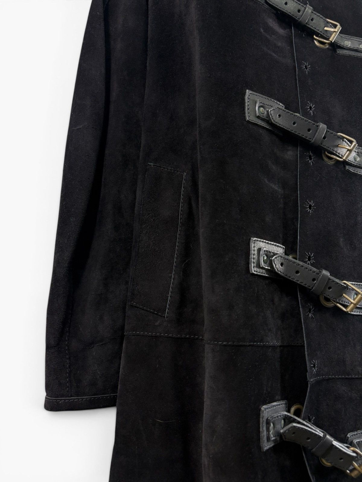 Gucci SS02 Bondage Long Leather Coat by Gucci Size L / US 10 / IT 46 - 5 Thumbnail