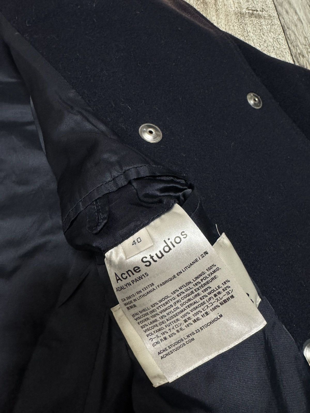 Acne Studios Acne studios adalyn paw15 oversized coat Size M / US 6-8 / IT 42-44 - 13 Thumbnail