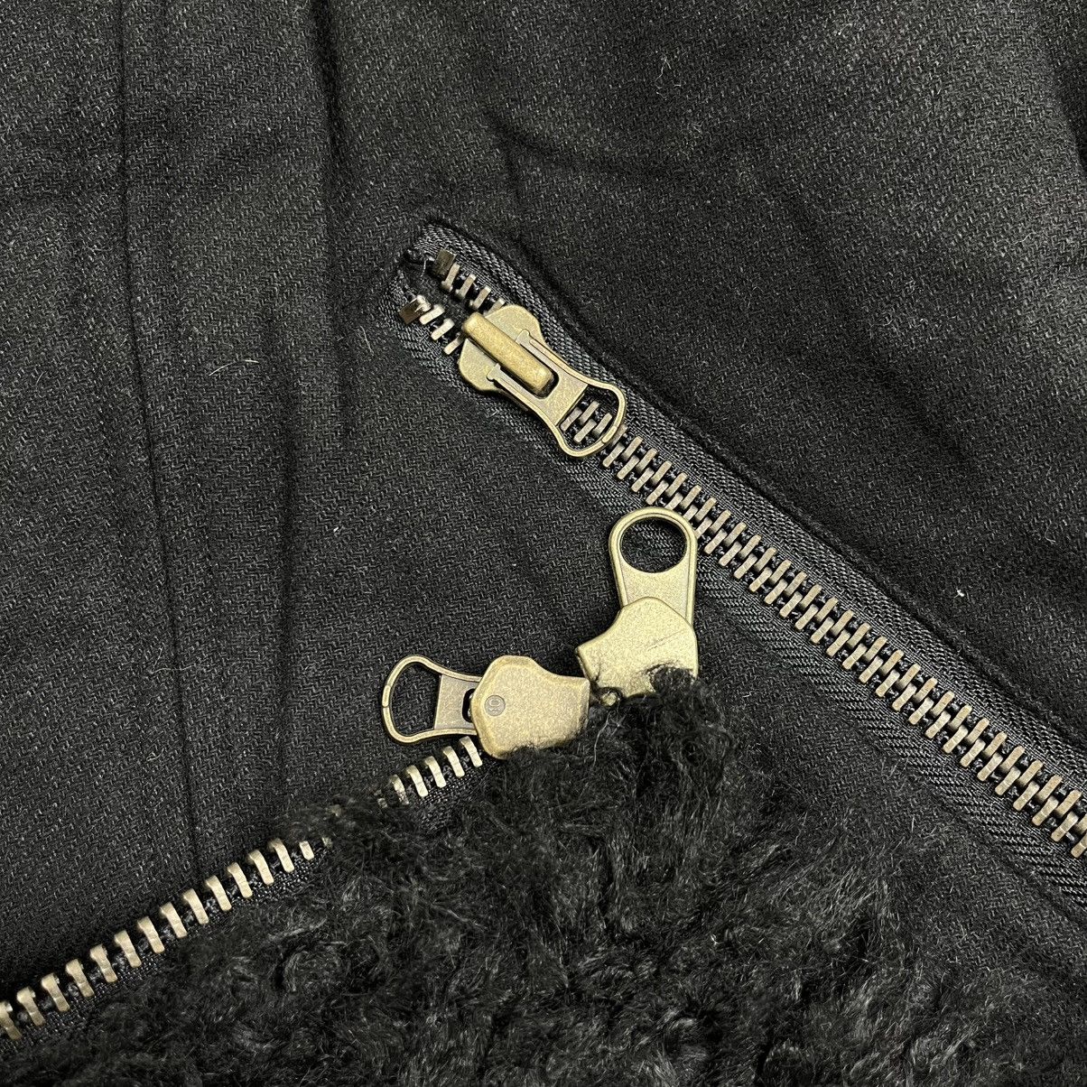 Tornado Mart Unplugged wool trim fur double riders jacket Size US M / EU 48-50 / 2 - 6 Thumbnail