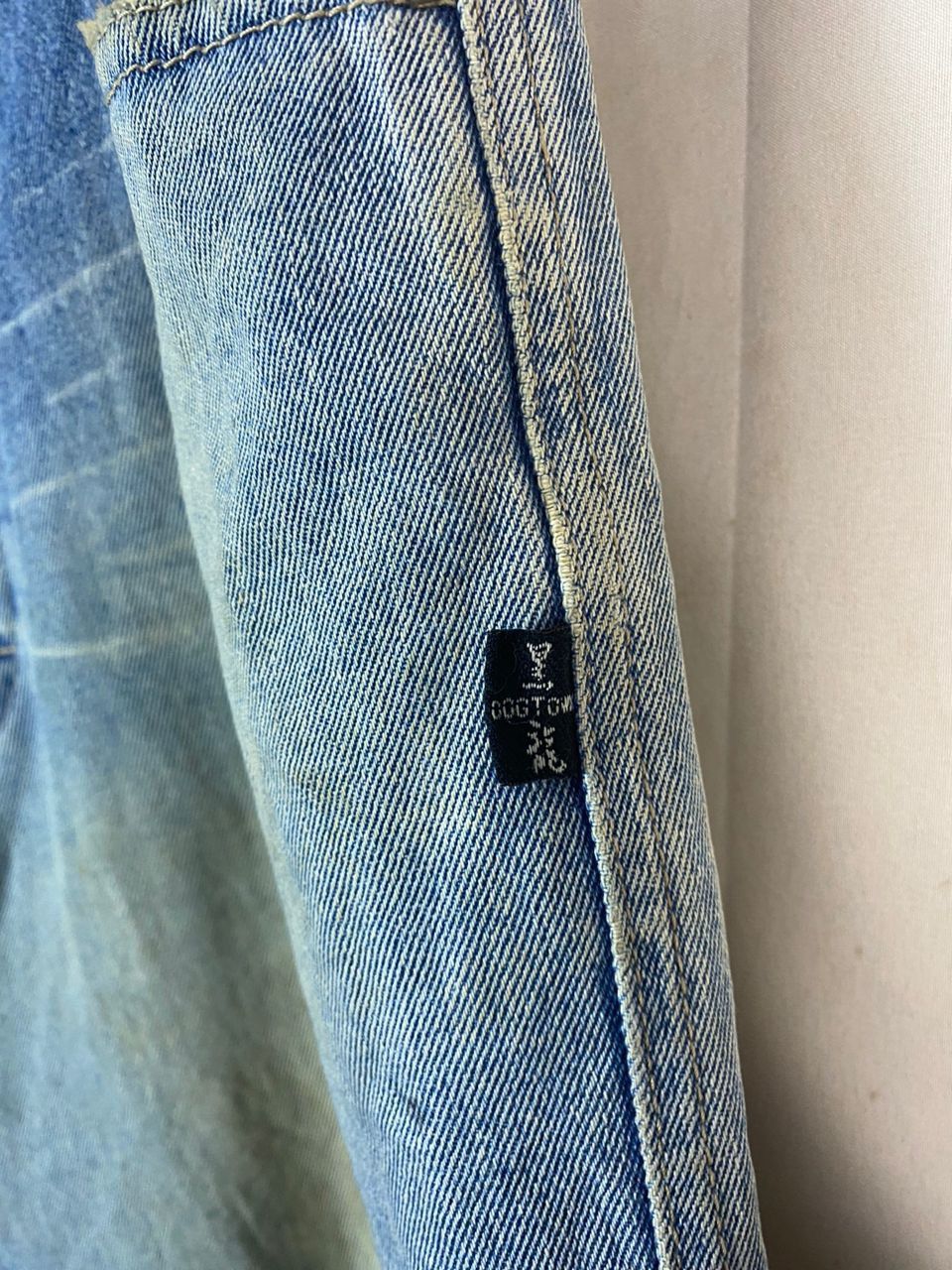 Dogtown Dogtown black dragon distressed denim jeans short pants Size US 35 - 16 Thumbnail
