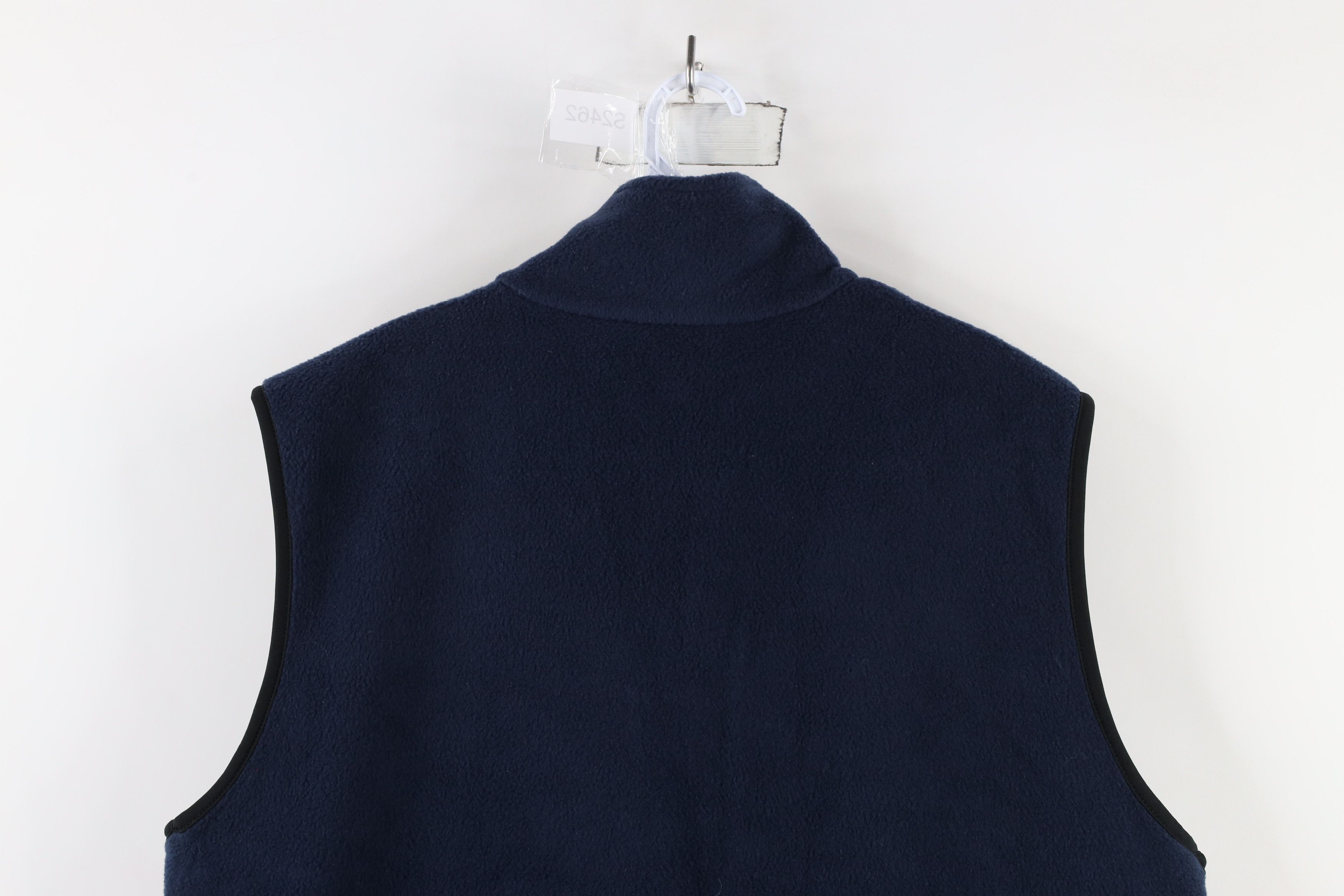 Vintage × Woolrich Woolen Mills Vintage Woolrich Blank Full Zip Fleece Vest Jacket Navy Blue Size US L / EU 52-54 / 3 - 11 Thumbnail