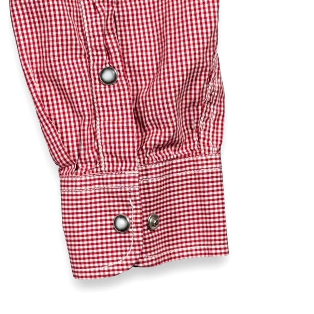 Vintage VINTAGE Rafter C Western Shirt Adult XL Red Gingham Plaid Cowboy Collection Men's Shirt Size US XL / EU 56 / 4 - 7 Thumbnail