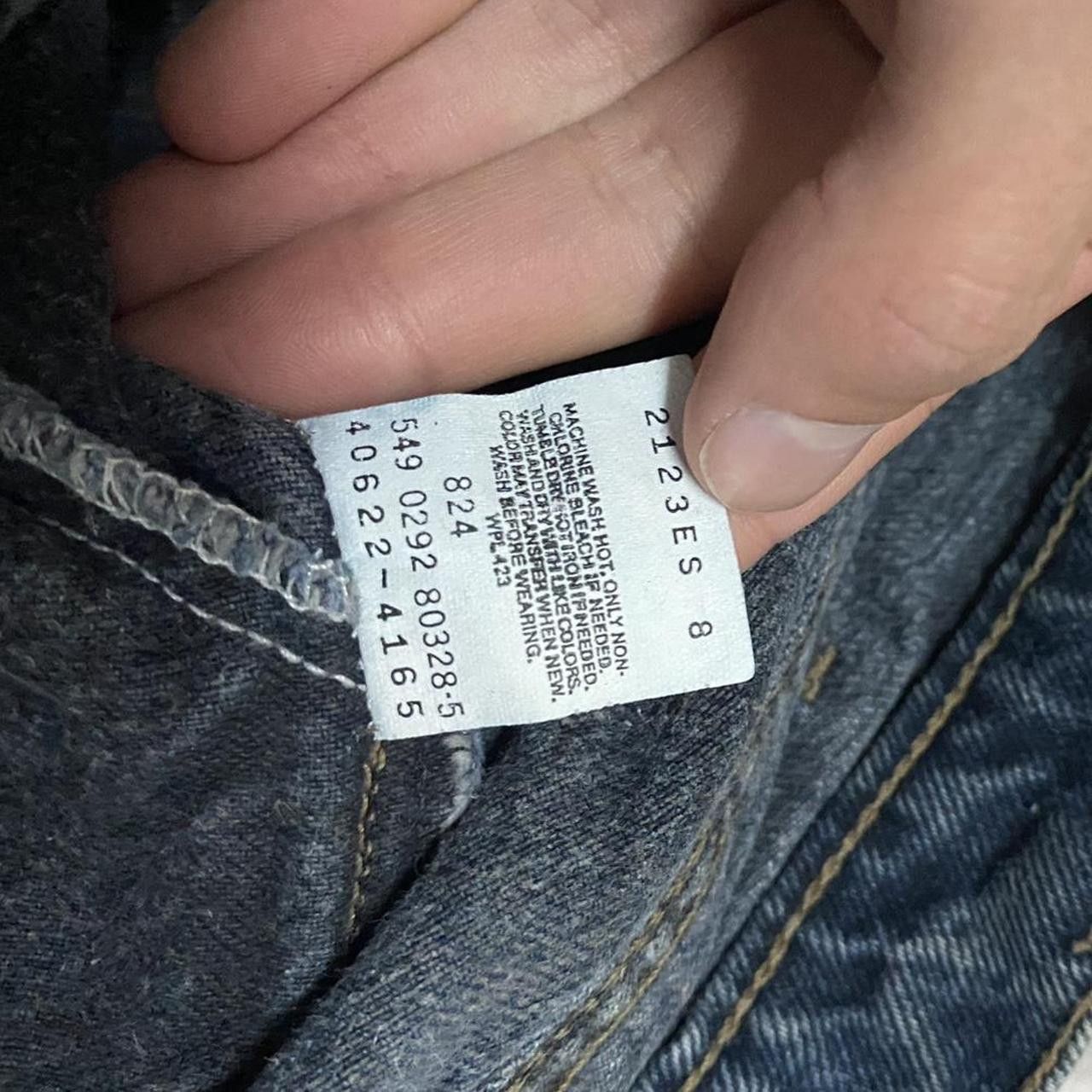 Levi's Levi's baggy blue jeans Vintage 90s pop metal y2k 2000s Size US 32 / EU 48 - 6 Thumbnail