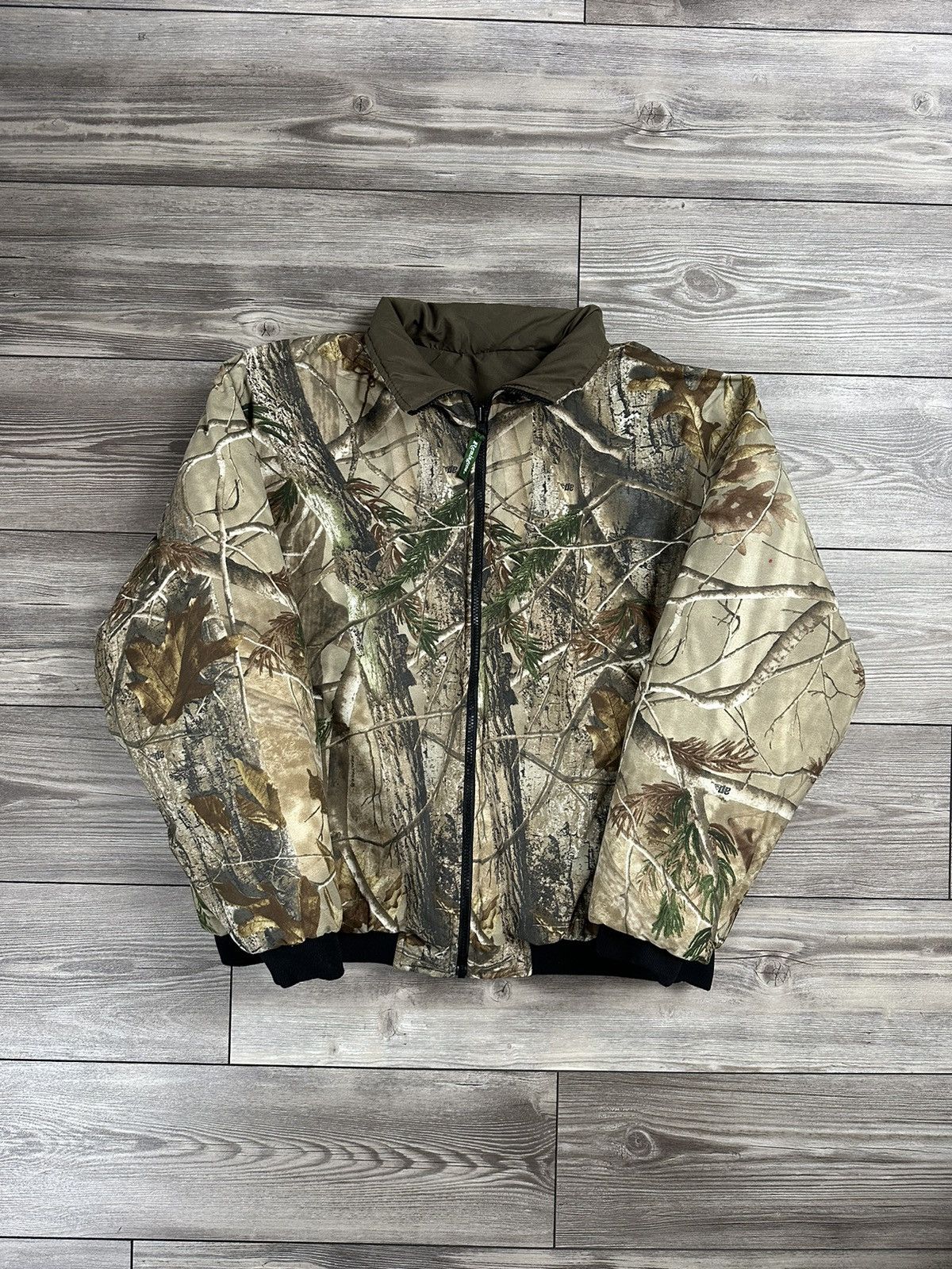 Realtree Remington Real Tree Camo Reversible Puffer Jacket Size US XL / EU 56 / 4 - 1 Thumbnail