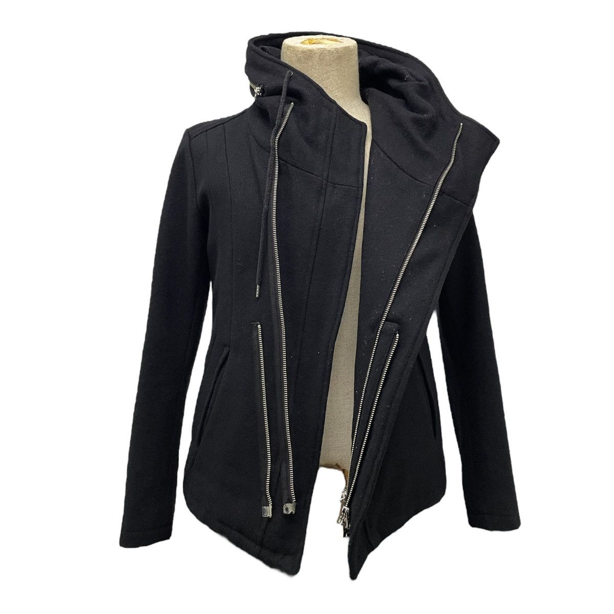 Tornado Mart Wool Hoodie Jackets Size M / US 6-8 / IT 42-44 - 3 Thumbnail
