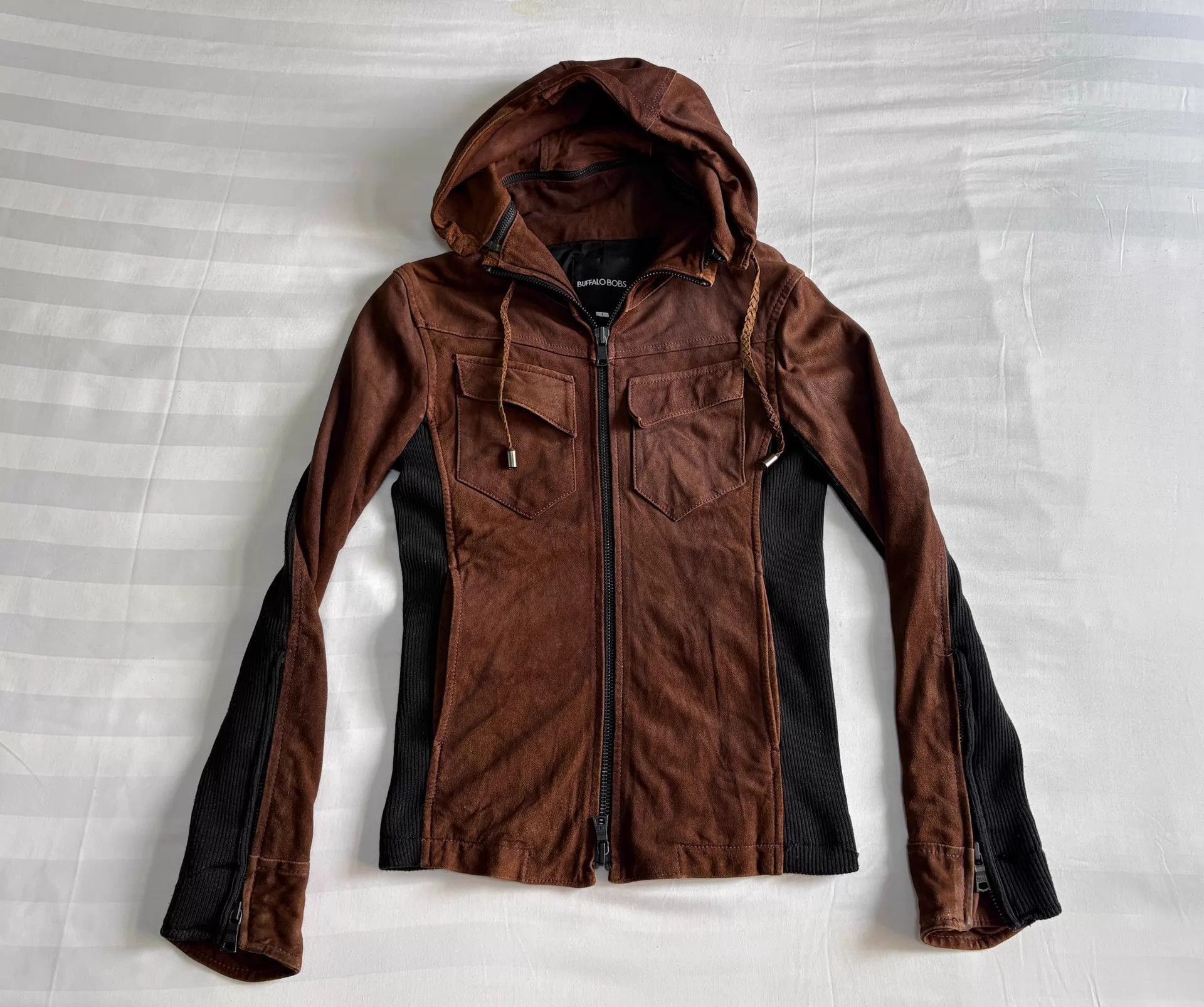 BUFFALO BOBS × Japanese Brand Buffalo bob gas mask leather jacket