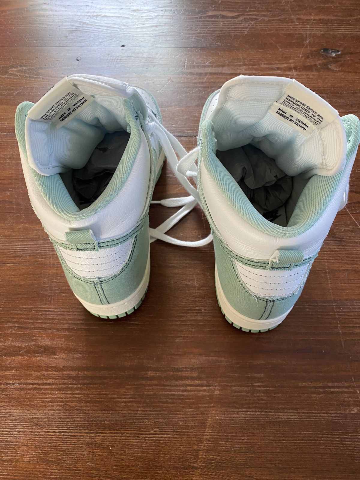 Nike Nike Women’s Dunk Hi 1985 Enamel Green ‘Denim’ New Box 9.5 Size US 9.5 / IT 39.5 - 4 Thumbnail