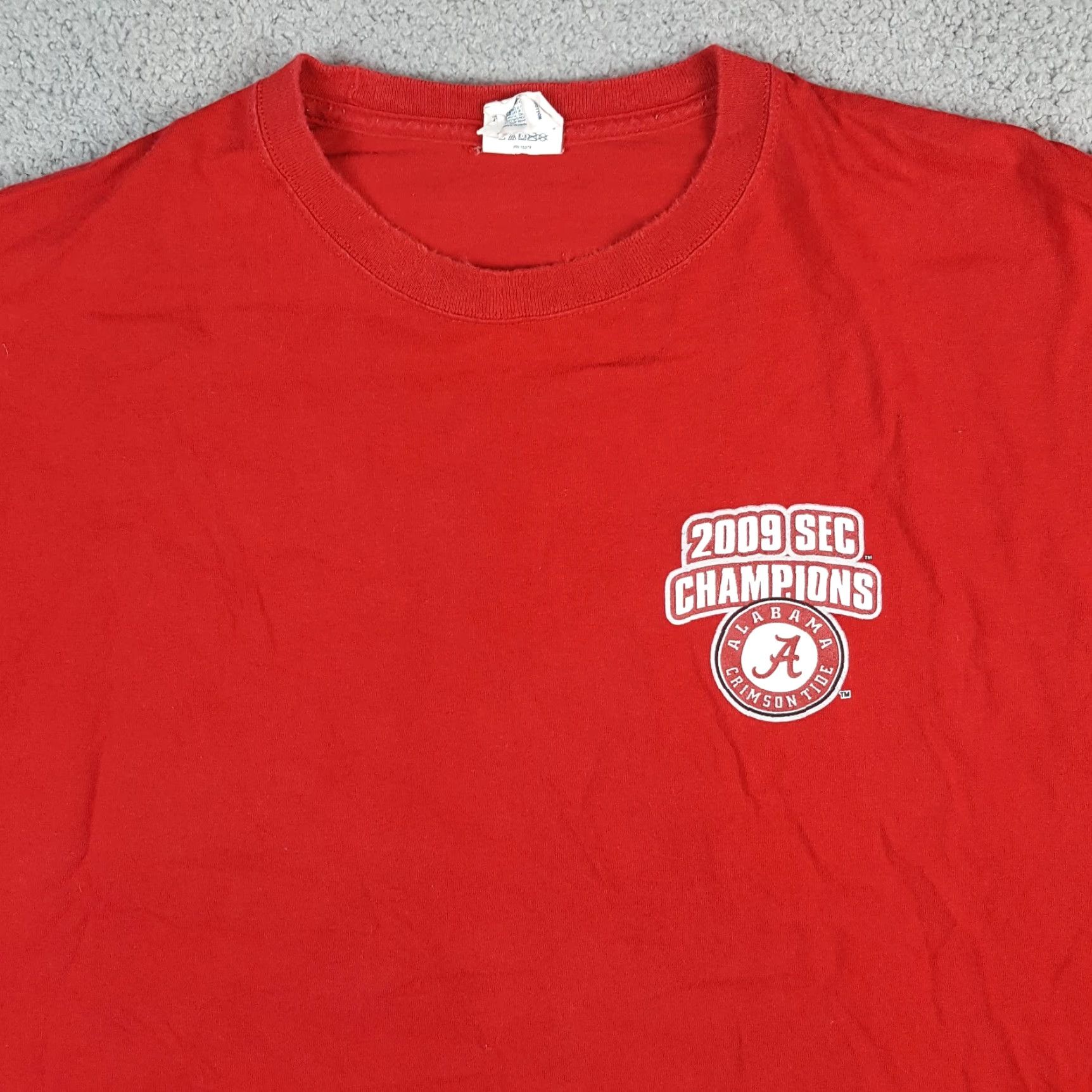 Delta Alabama Crimson Tide SEC Football Championship Men's Size 2XL College T Shirt Size US XXL / EU 58 / 5 - 3 Thumbnail