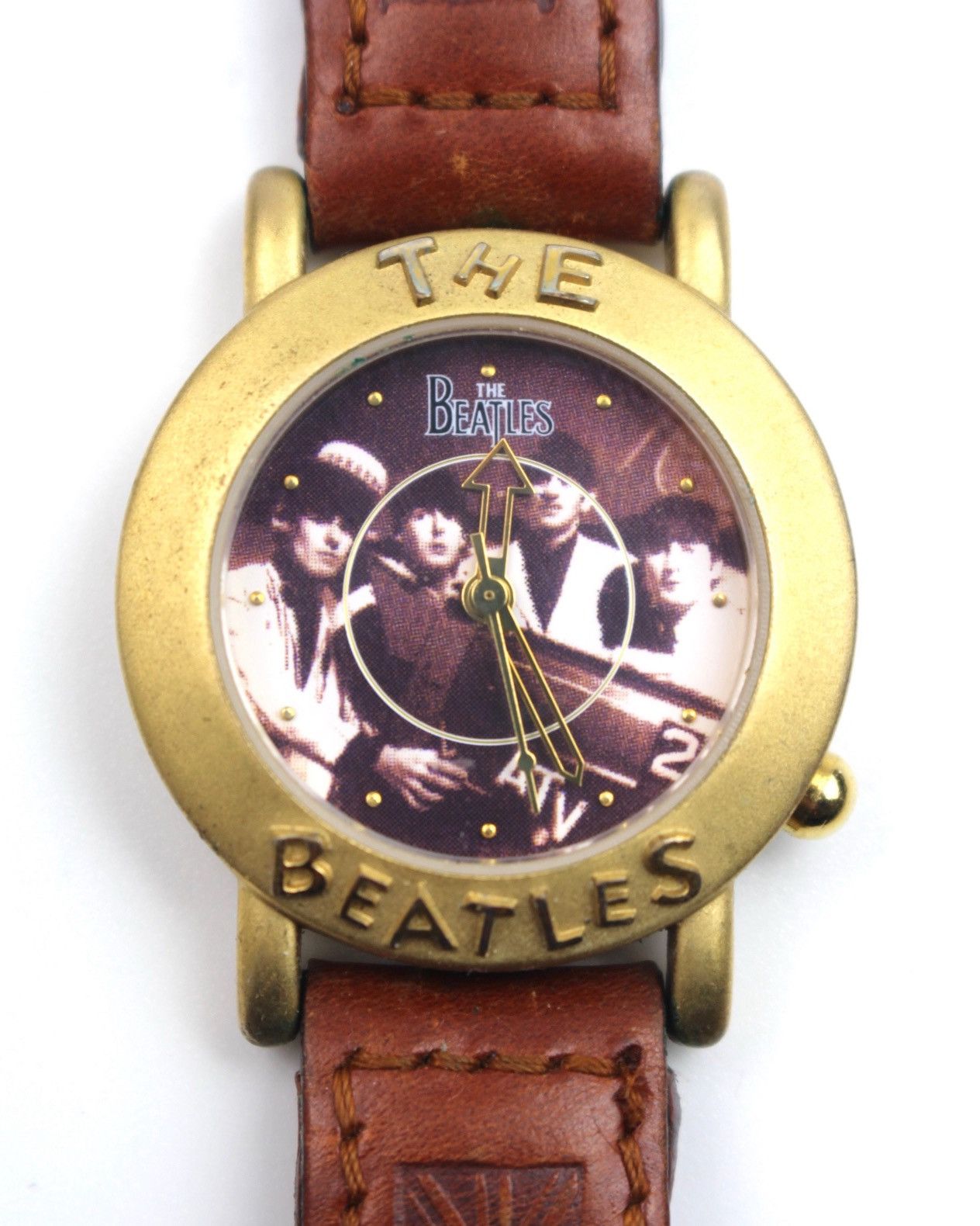 Vintage 1993 THE BEATLES 'A HARD DAY'S NIGHT' BRAIDED LEATHER WATCH Size ONE SIZE - 1 Thumbnail