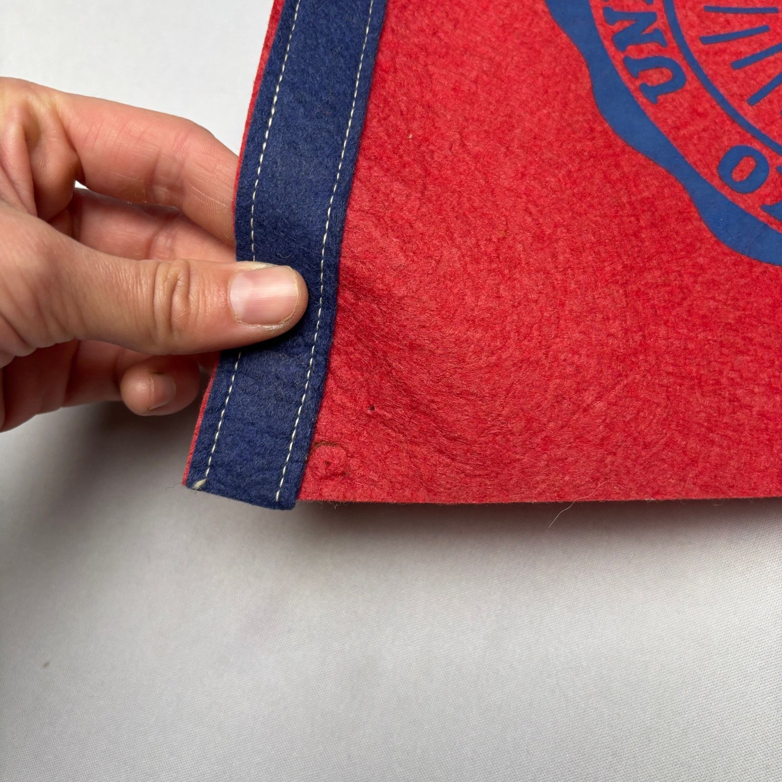 Vintage VTG University Mississippi Ole Miss Rebels Felt Pennant 50s Size ONE SIZE - 8 Thumbnail